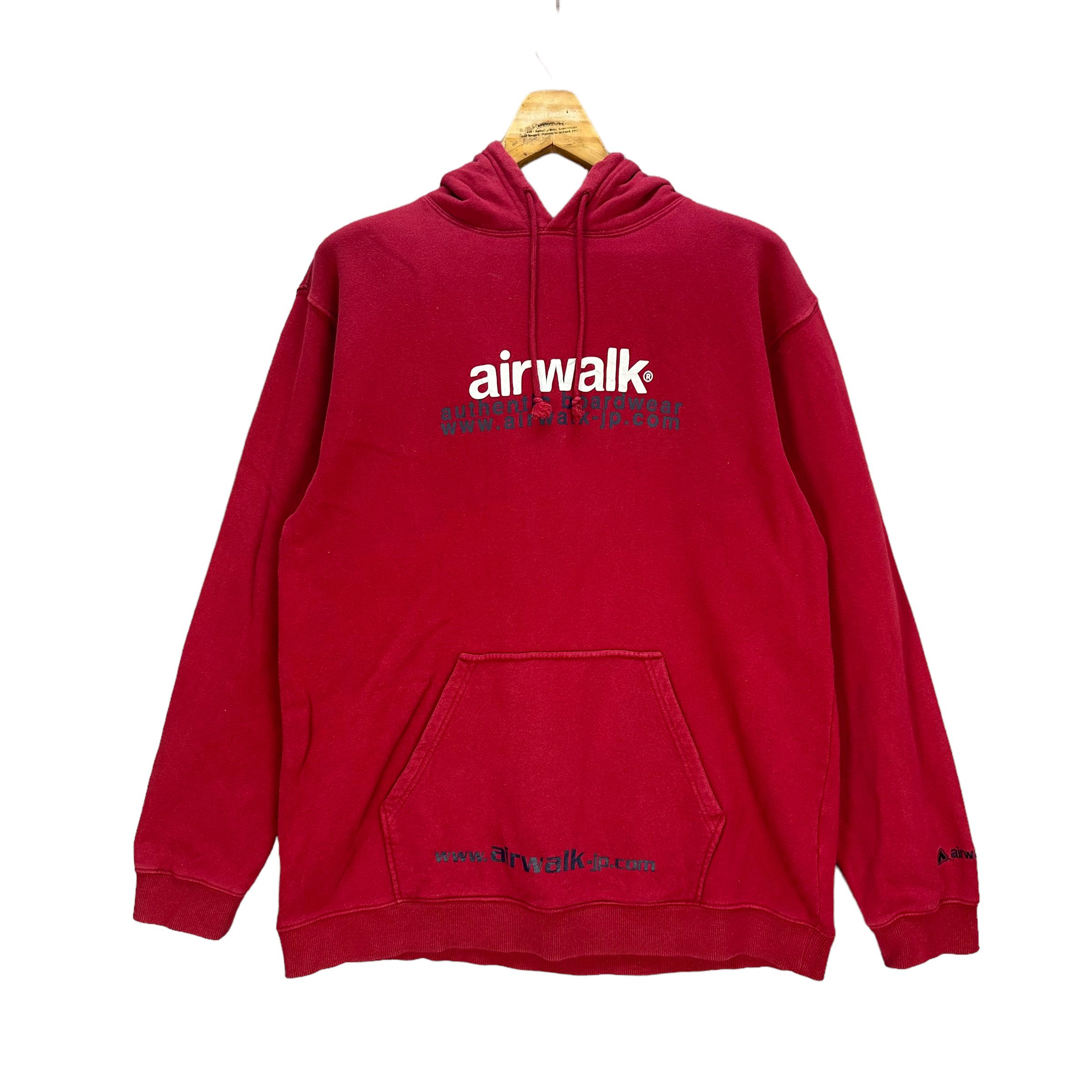 AIRWALK BOARDWEAR BIG LOGO RED HOODIES #8027-197