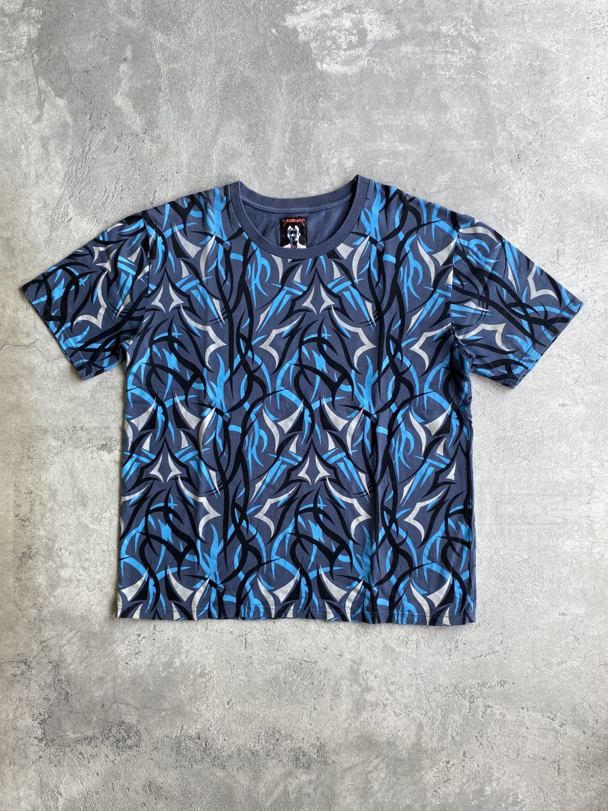 CLOT Clot Alienegra Blue Shirt Size US XXL / EU 58 / 5 - 1 Thumbnail