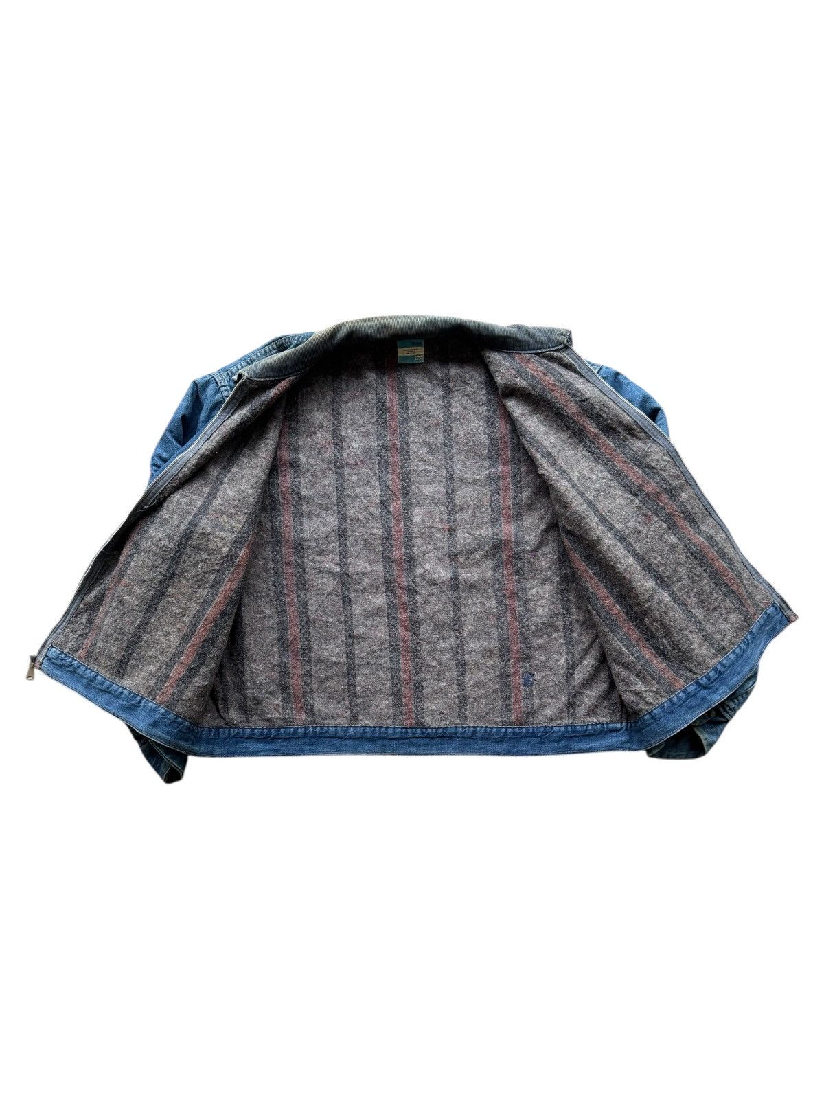 Sears VERY RARE VINTAGE JACKET JEANS WORK DENIM BLANKET SEARS Size US XXL / EU 58 / 5 - 3 Thumbnail