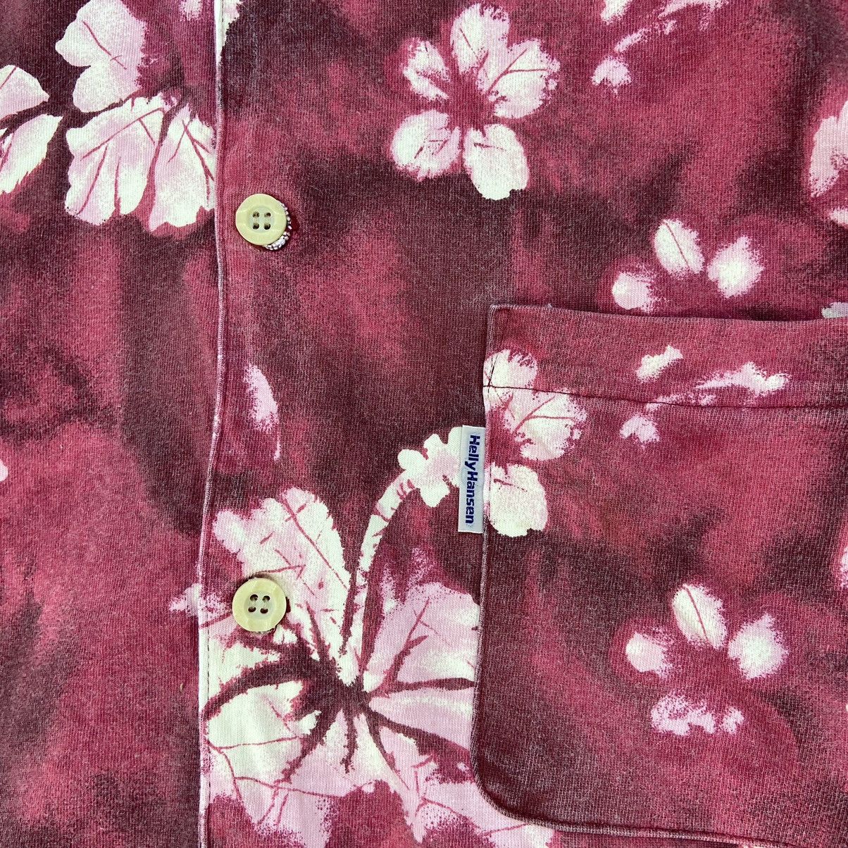 Art Comes First × Helly Hansen Helly Hansen Hawaiian Hibiscus Full Print Shirt Button Down Size US M / EU 48-50 / 2 - 7 Thumbnail