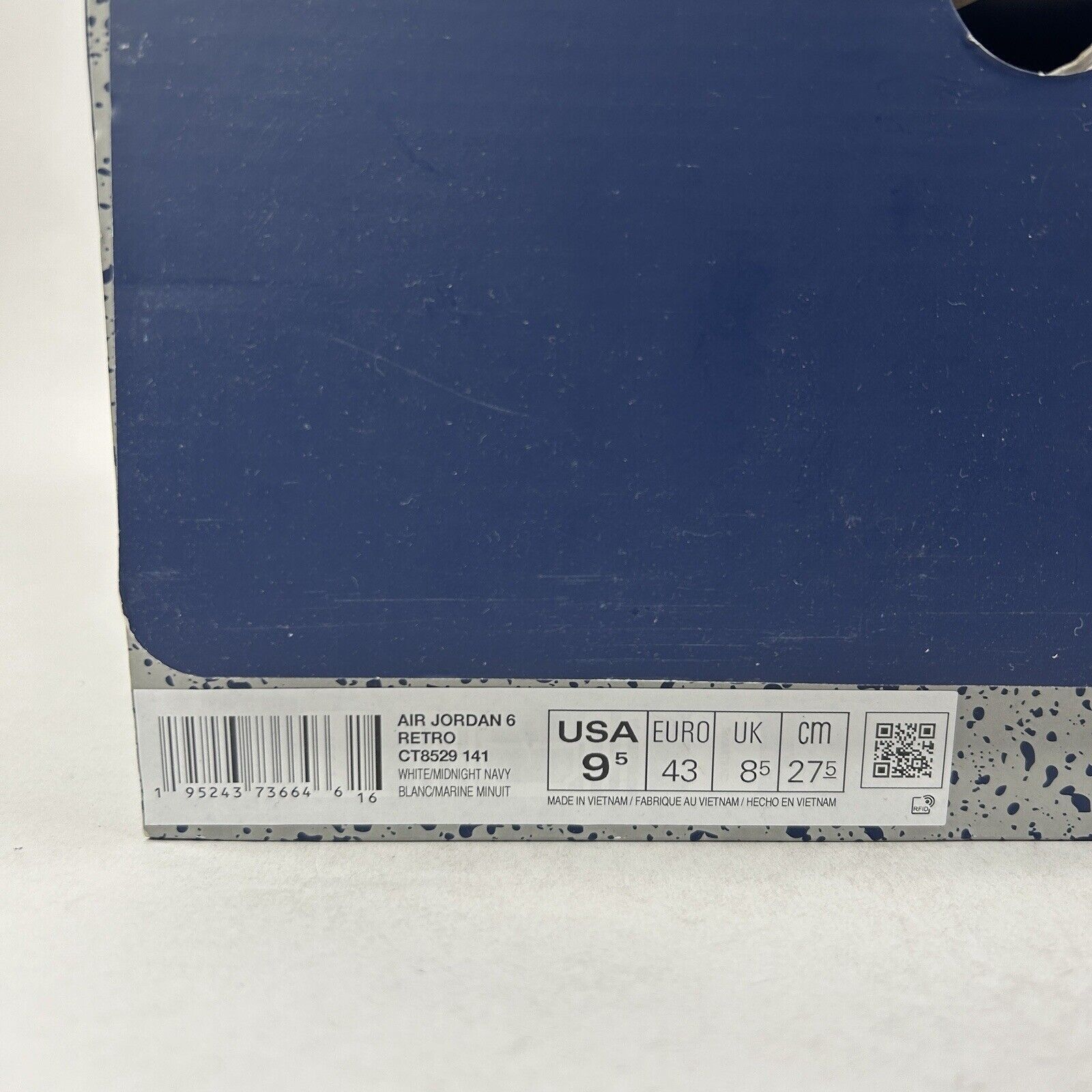 Nike Nike Shoes Air Jordan 6 Retro “Midnight Navy” 2024 Size US 9.5 / EU 42-43 - 5 Thumbnail
