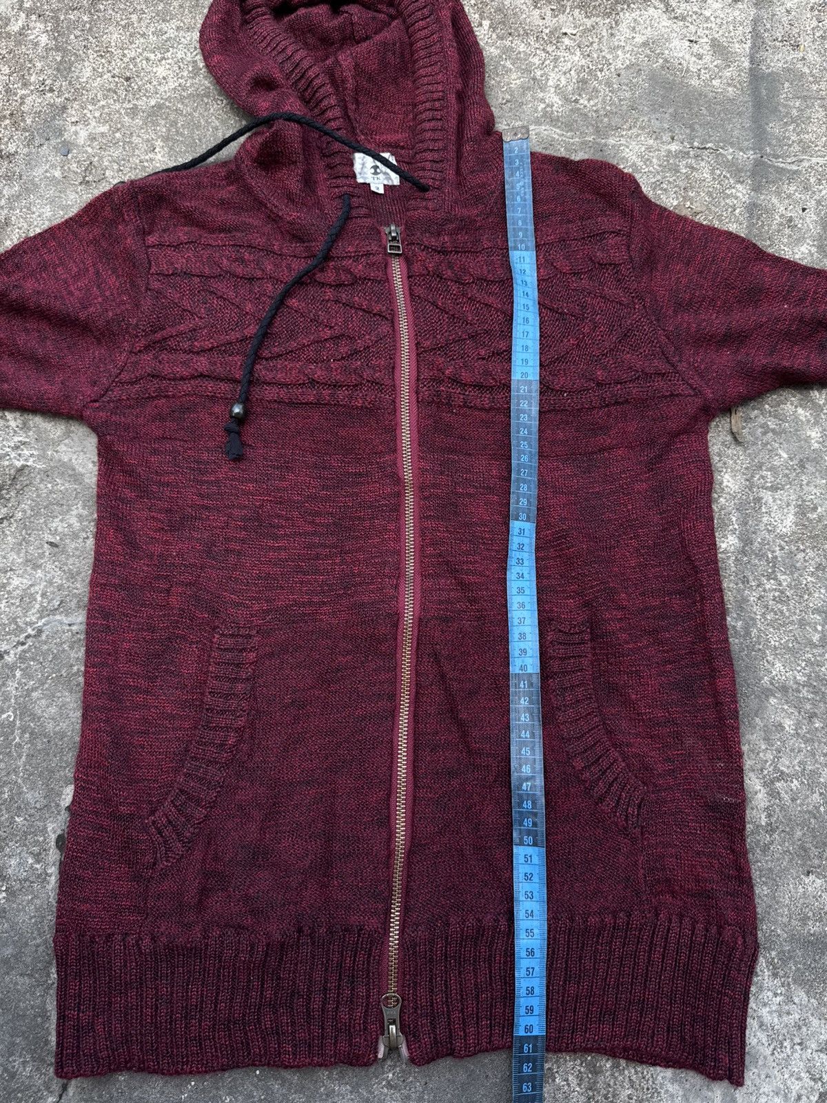 Tornado Mart Japanese Takeo Kikuchi Knit Hoodie Tornado Mart Styled Size US M / EU 48-50 / 2 - 4 Thumbnail