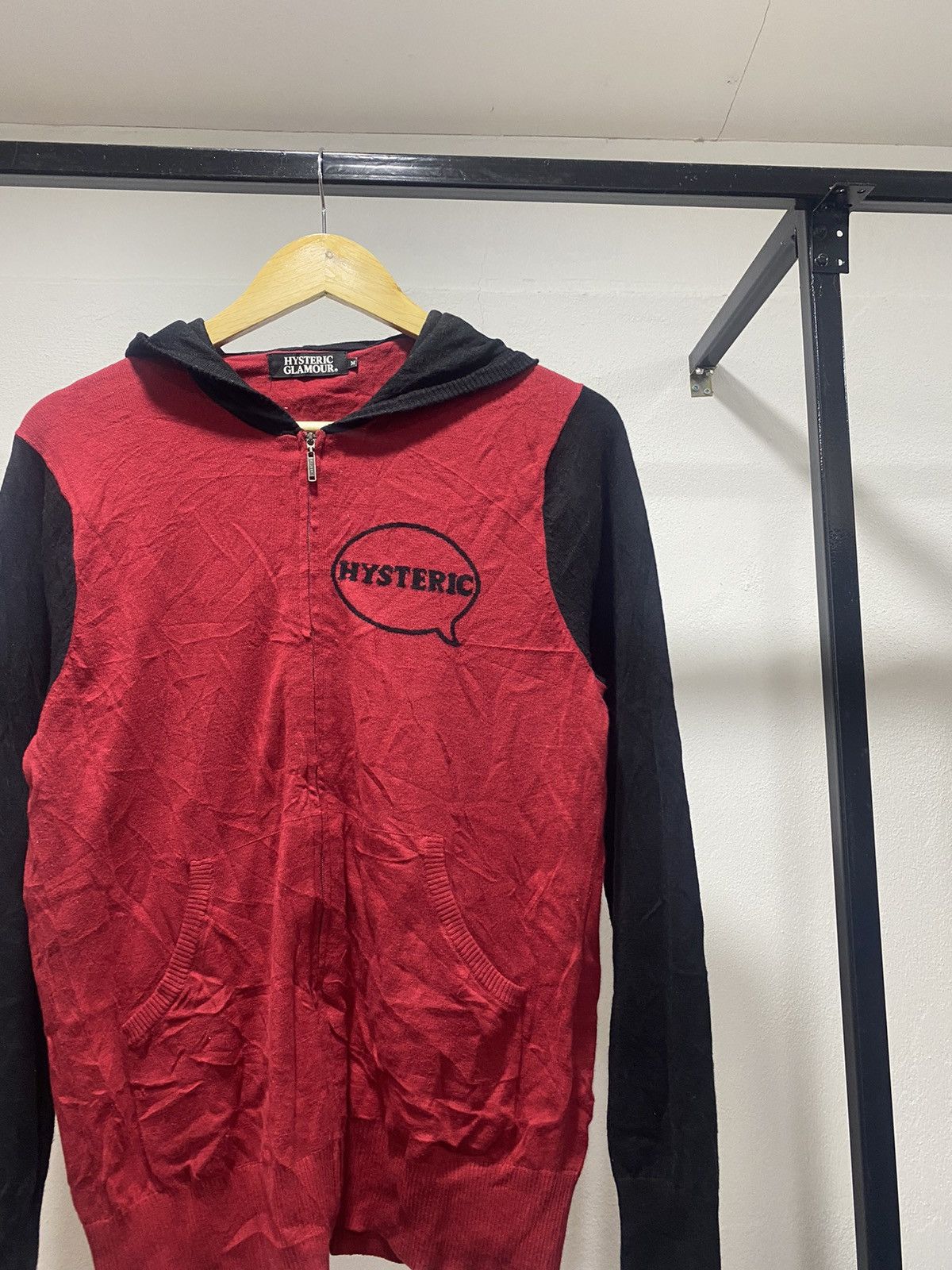 Hysteric Glamour Hysteric Glamour Knit Zipper Hoodie Punk Lgb Size US M / EU 48-50 / 2 - 6 Thumbnail