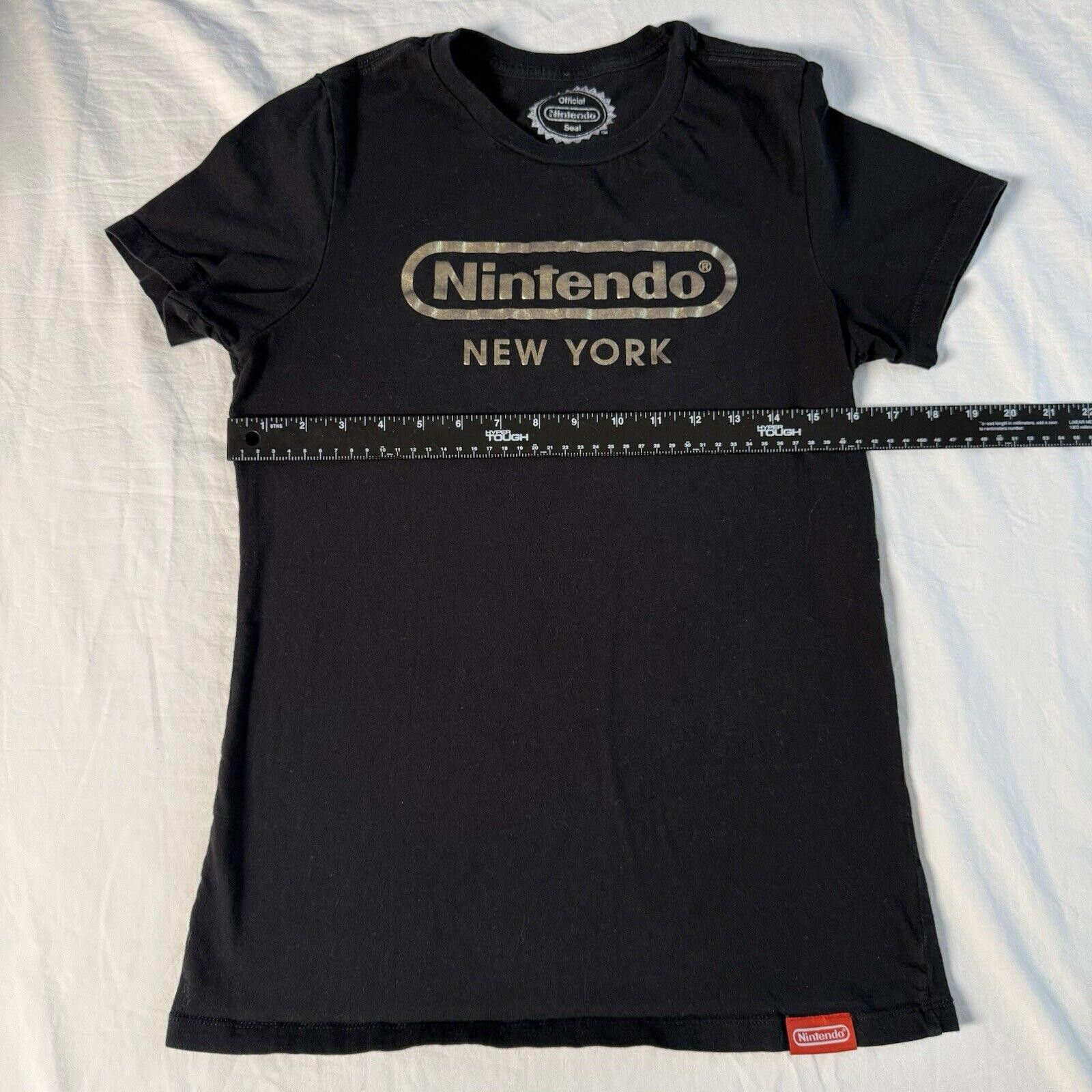 Nintendo Official Nintendo New York Logo T-Shirt Ladies Junior XL Size XL / US 12-14 / IT 48-50 - 6 Thumbnail