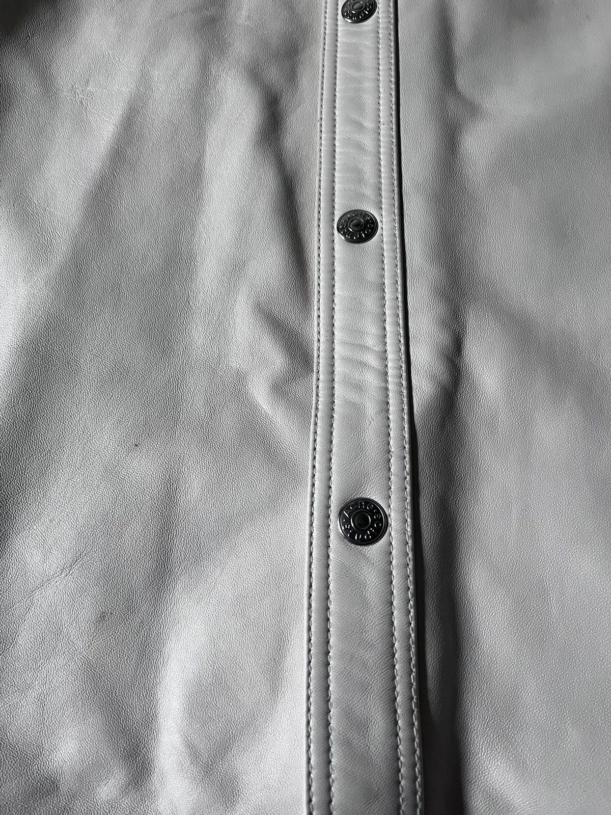 Acne Studios Acne Studios Bia Konst white lamb leather shirt jacket rare Size US M / EU 48-50 / 2 - 5 Thumbnail