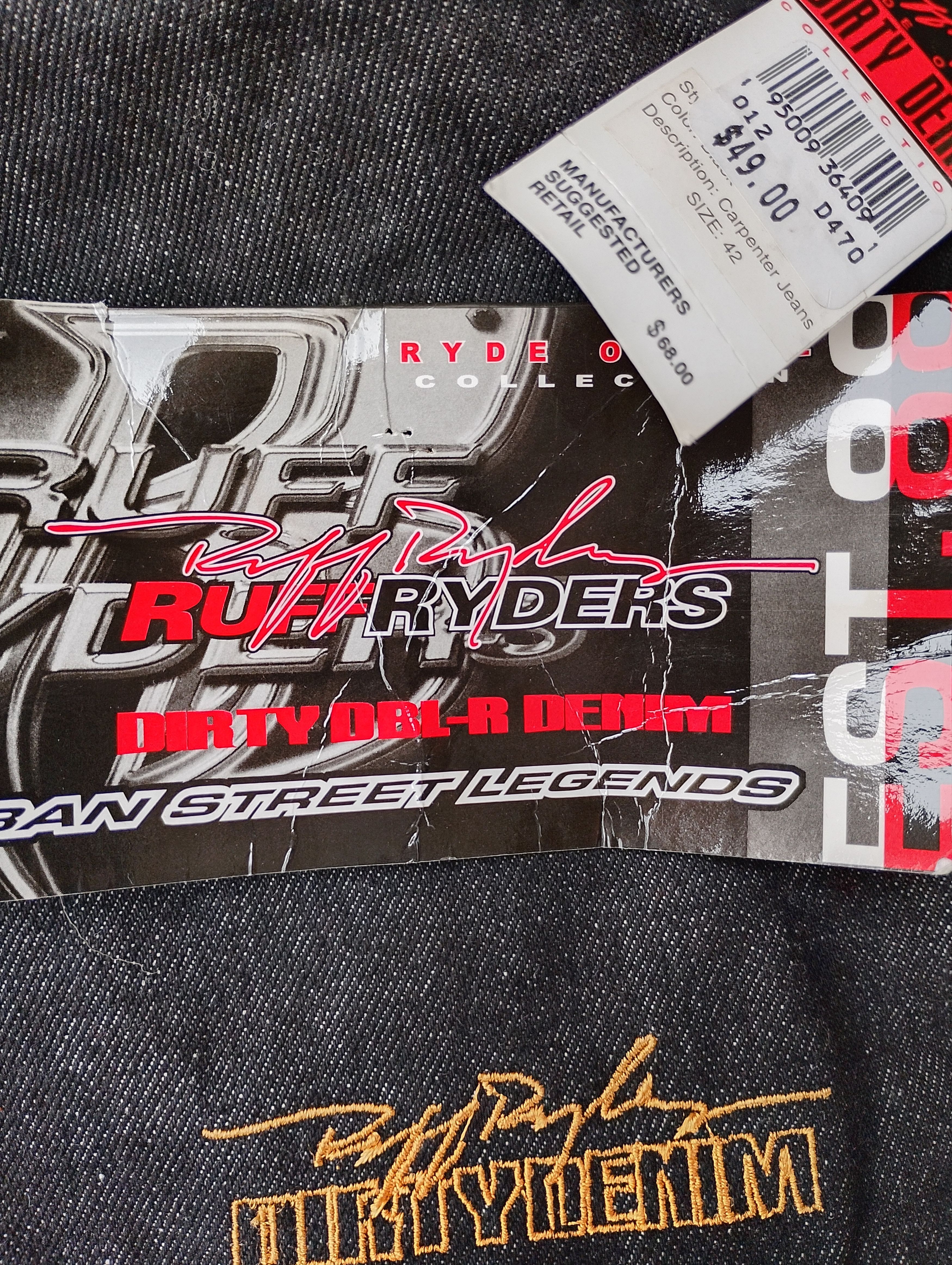 Ruff Ryders Ruff Ryders Durty Denim Collection Jeans Y2K Wide Baggy 42 Size US 42 / EU 58 - 13 Thumbnail