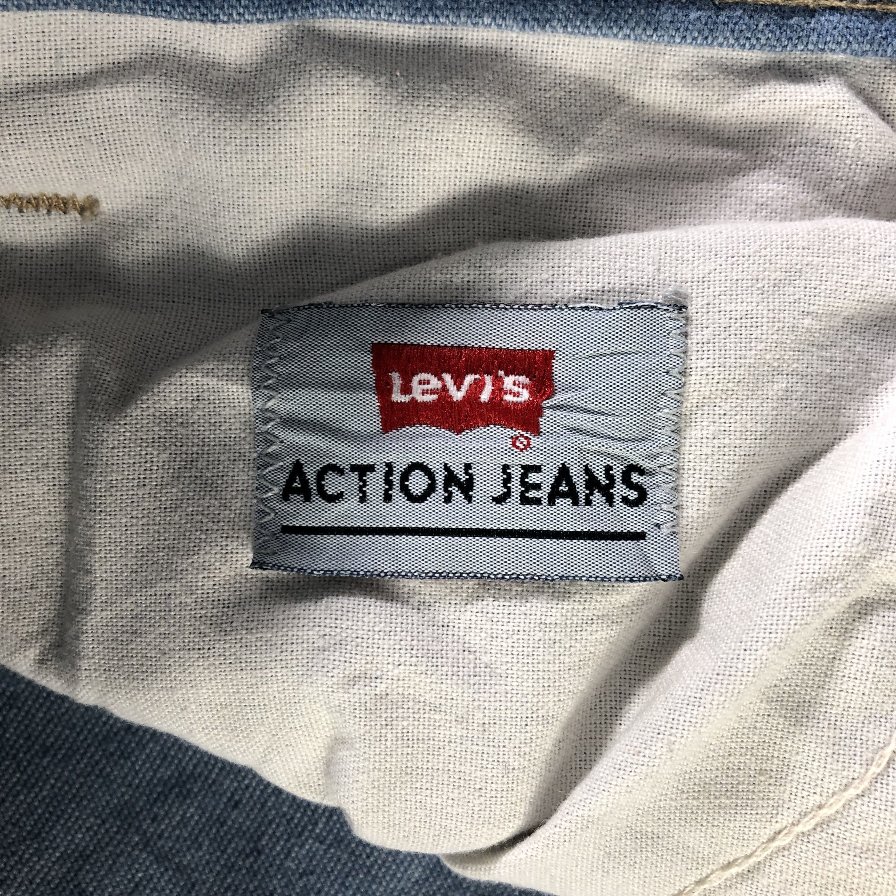 Levi's Vintage Blue Wash Levis Jeans-J4389 Size US 37 - 9 Thumbnail