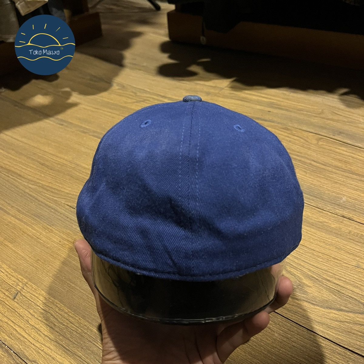 Carhartt × Vintage Butter Script Cap Original Carhartt Blue Detroit Michigan Size ONE SIZE - 3 Thumbnail