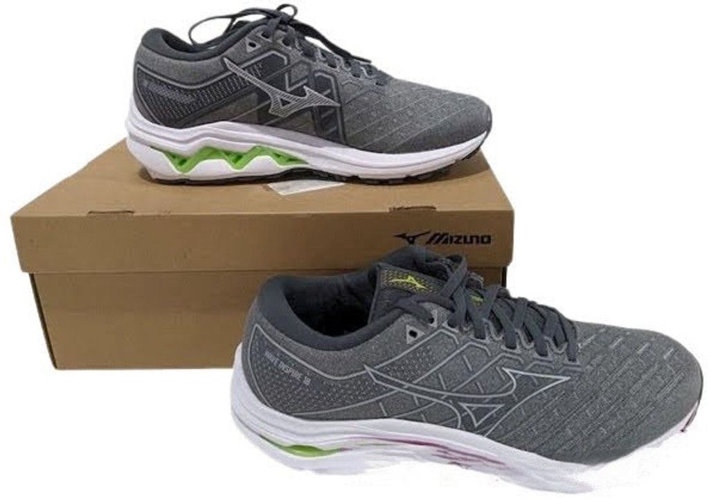 Mizuno Wave Inspire 18 Running Shoes Gray Size USM