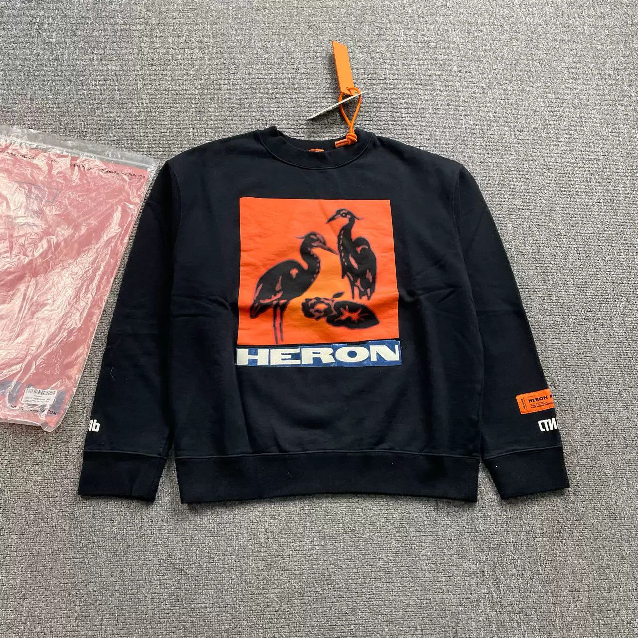 Heron Preston Heron Preston Double Crane Sweater Size US S / EU 44-46 / 1 - 1 Thumbnail