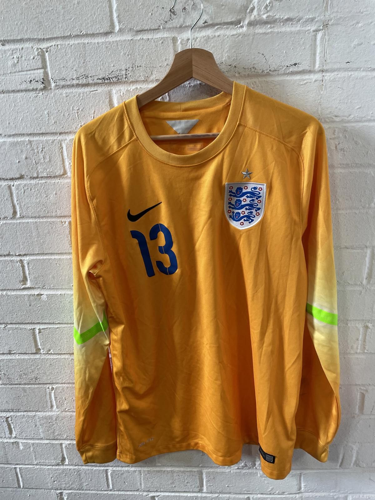 Nike Nike England Football Goalkeeper Jersey - Foster #13, Long-S Size US S / EU 44-46 / 1 - 4 Thumbnail
