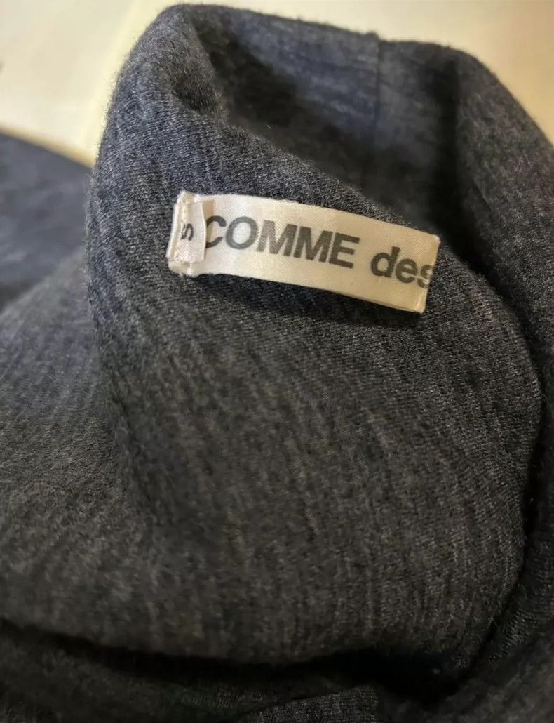 Other Comme Des Garcons Grey cropped knit on black knit Size S / US 4 / IT 40 - 5 Thumbnail