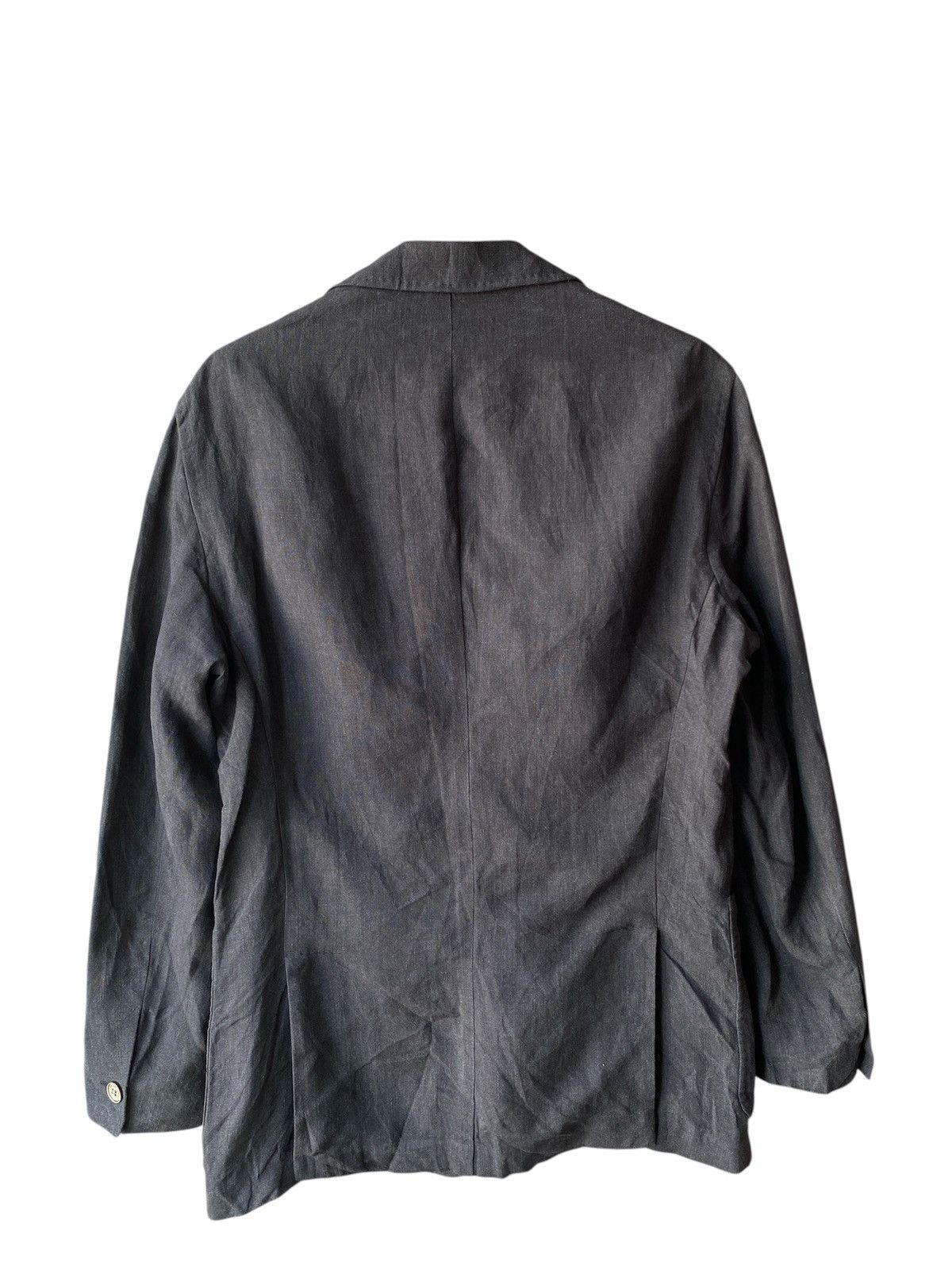 Emporio Armani Emporio Armani Linen Coat Jacket Size US M / EU 48-50 / 2 - 2 Thumbnail