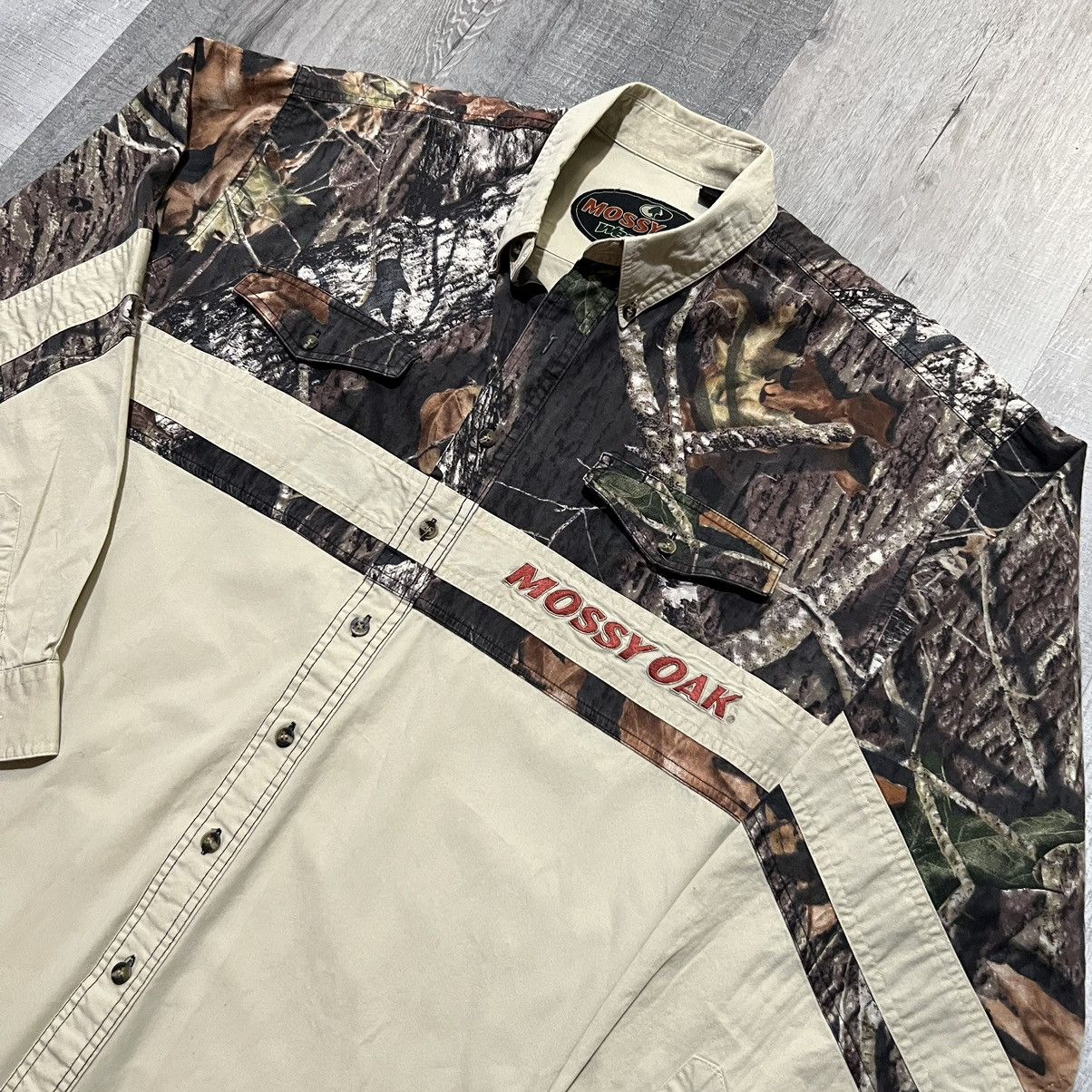 Mossy Oaks Mossy Oak Western Camo Roper Hunting Button Shirt Size US XL / EU 56 / 4 - 2 Thumbnail