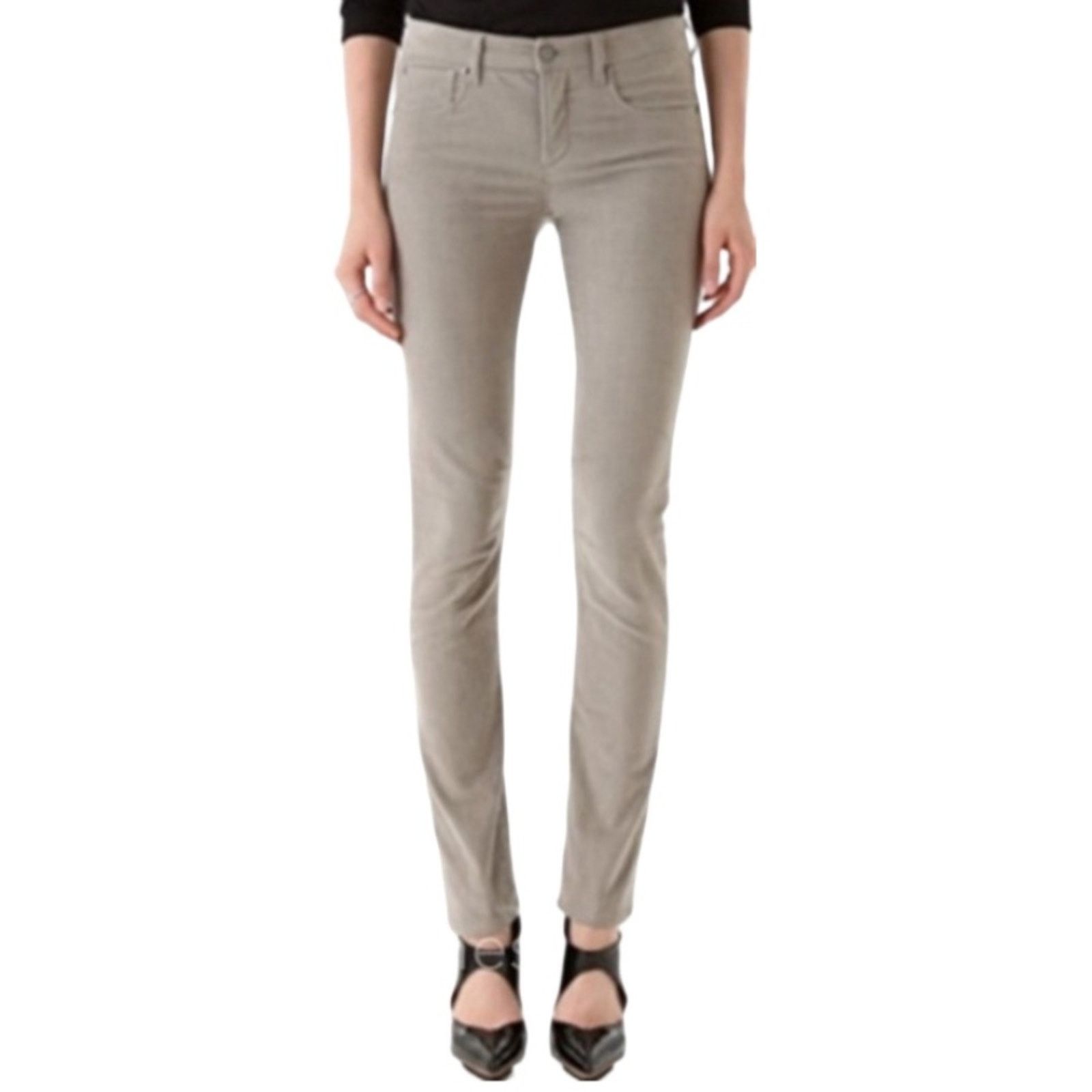 Helmut Lang Helmut Lang Moleskin Brown/Tan Pants | Size 24 Size 25" / US 0 / IT 36 - 4 Thumbnail