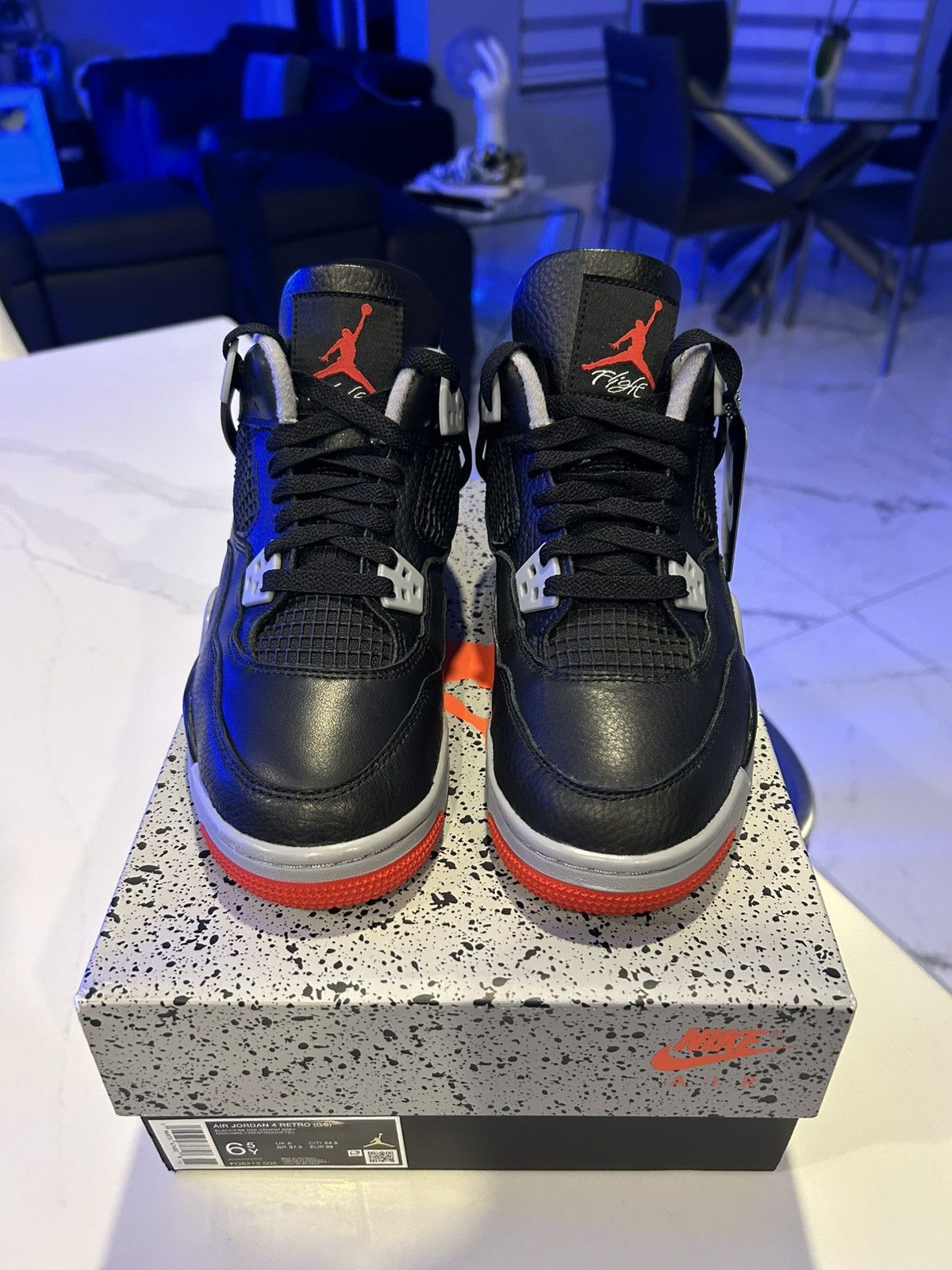 Jordan Brand Jordan 4 Bred Reimagind Size US 6.5 / EU 39-40 - 1 Thumbnail