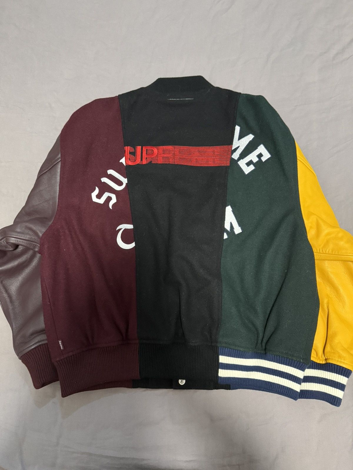 Maison Margiela × Supreme Supreme mm6 maison margiela spilt varsity jacket Size US M / EU 48-50 / 2 - 2 Thumbnail