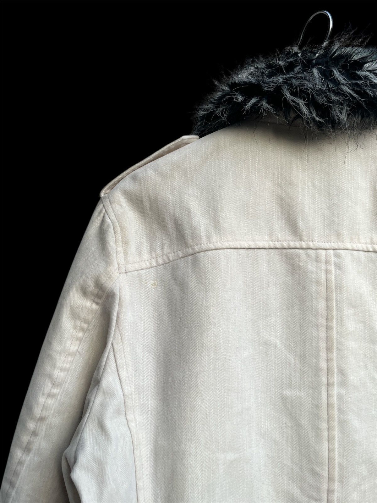 14th Addiction Louis Chavlon Faux Fur Collar Moleskin Jacket Size US L / EU 52-54 / 3 - 9 Thumbnail