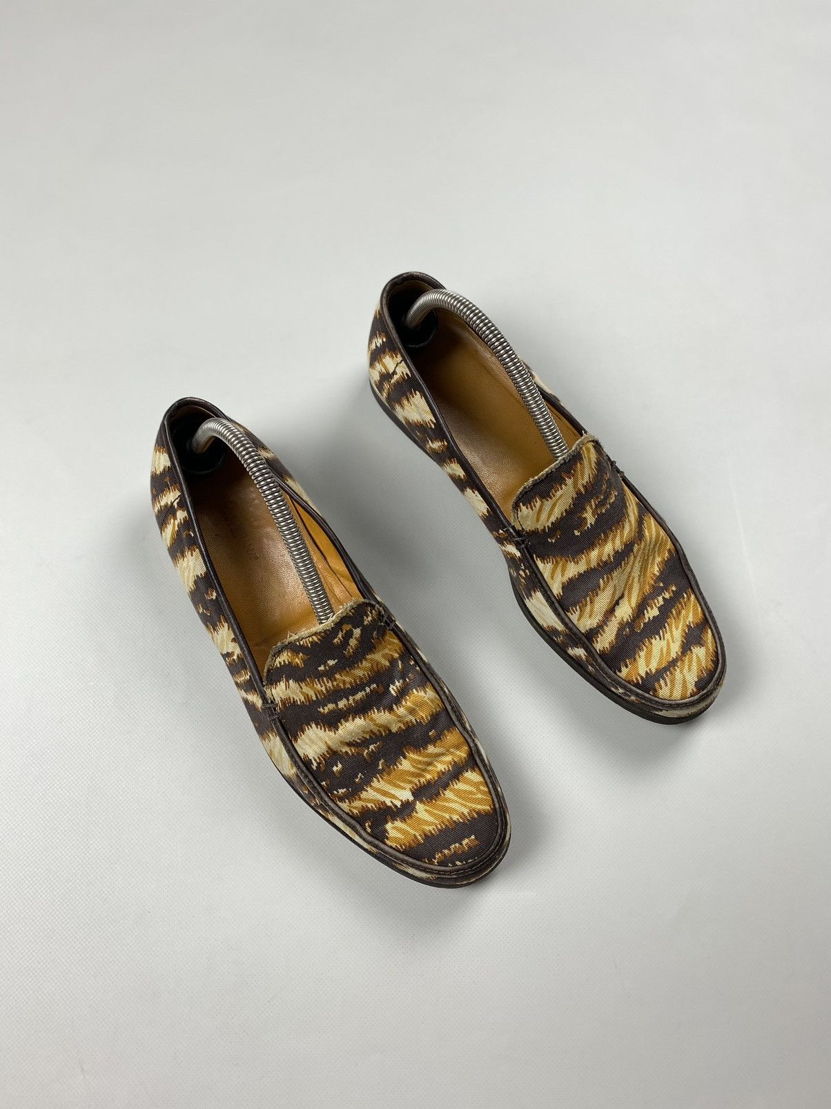 Dolce & Gabbana Dolce & Gabbana men’s vintage animal pattern loafer shoes Size US 8.5 / EU 41-42 - 2 Thumbnail
