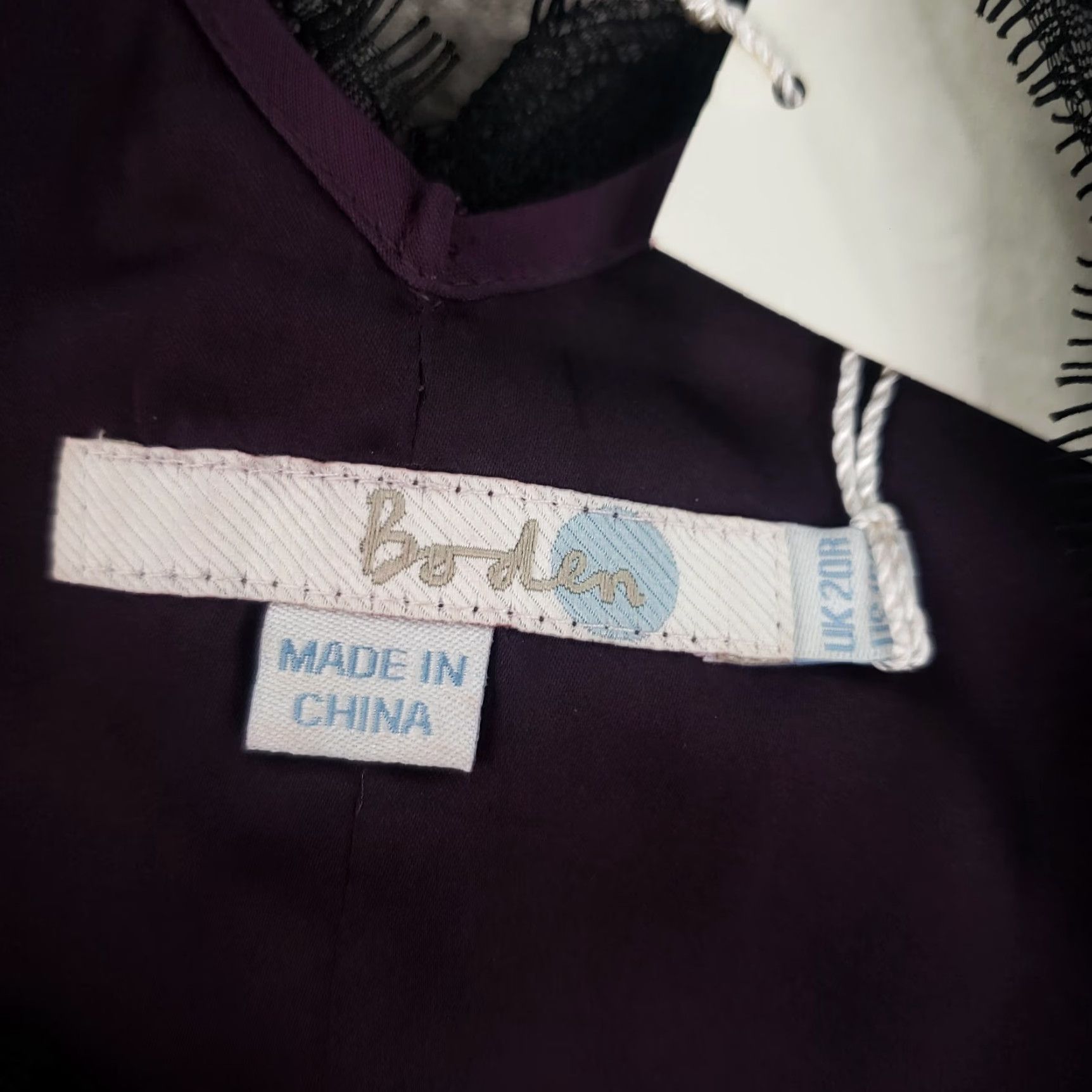 Boden Boden Dress Women 16 Purple 3/4 Sleeve Lace Doily Scallop Hem Shift Knee Length Business Casual Regular Size 16 Womens CPU? Size XXL / US 16-18 / IT 52-54 - 6 Thumbnail