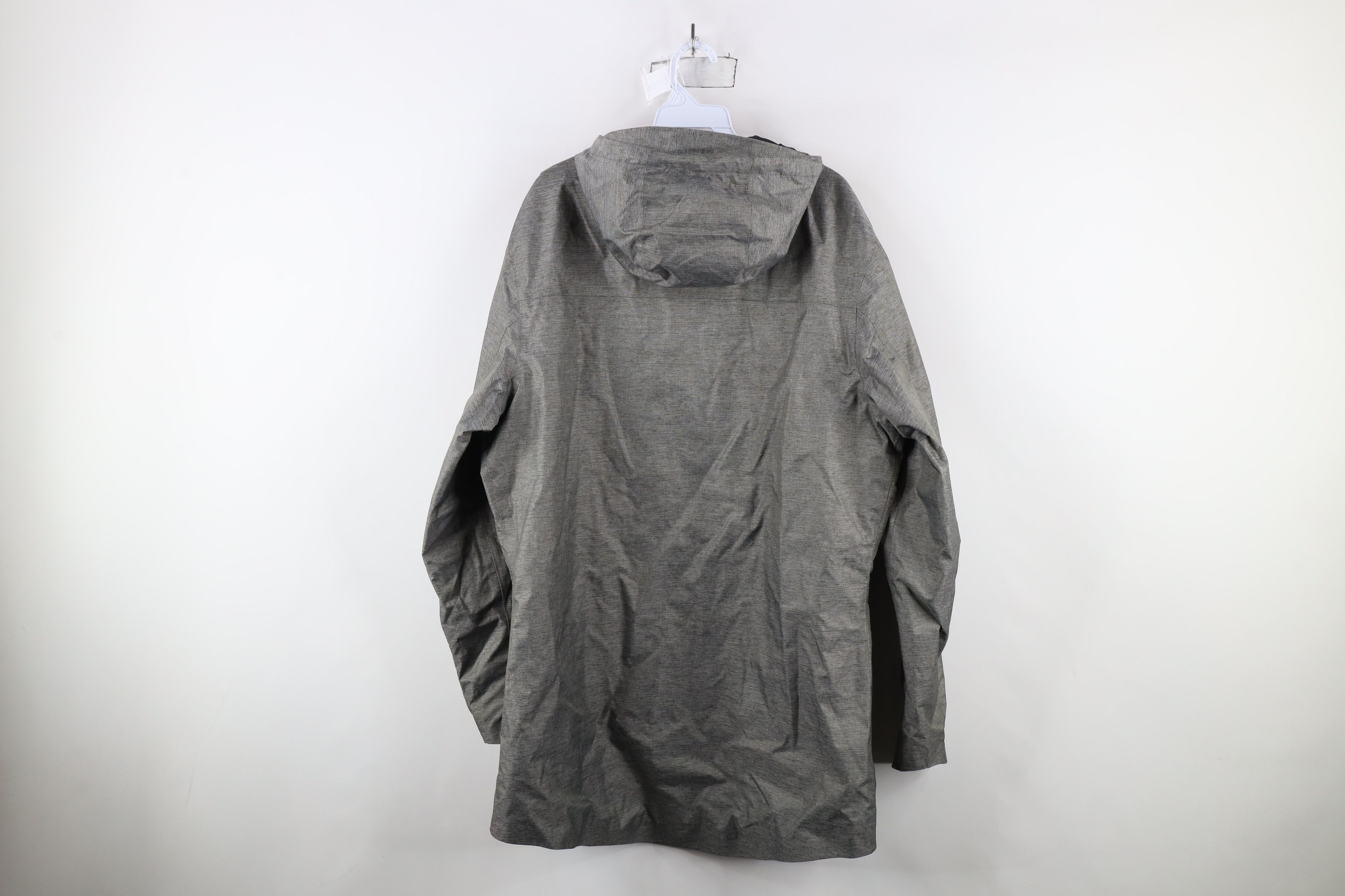 Gymshark × Vintage Gymshark Full Length Zip Parka Rain Jacket Coat Heather Gray Size XL / US 12-14 / IT 48-50 - 10 Thumbnail