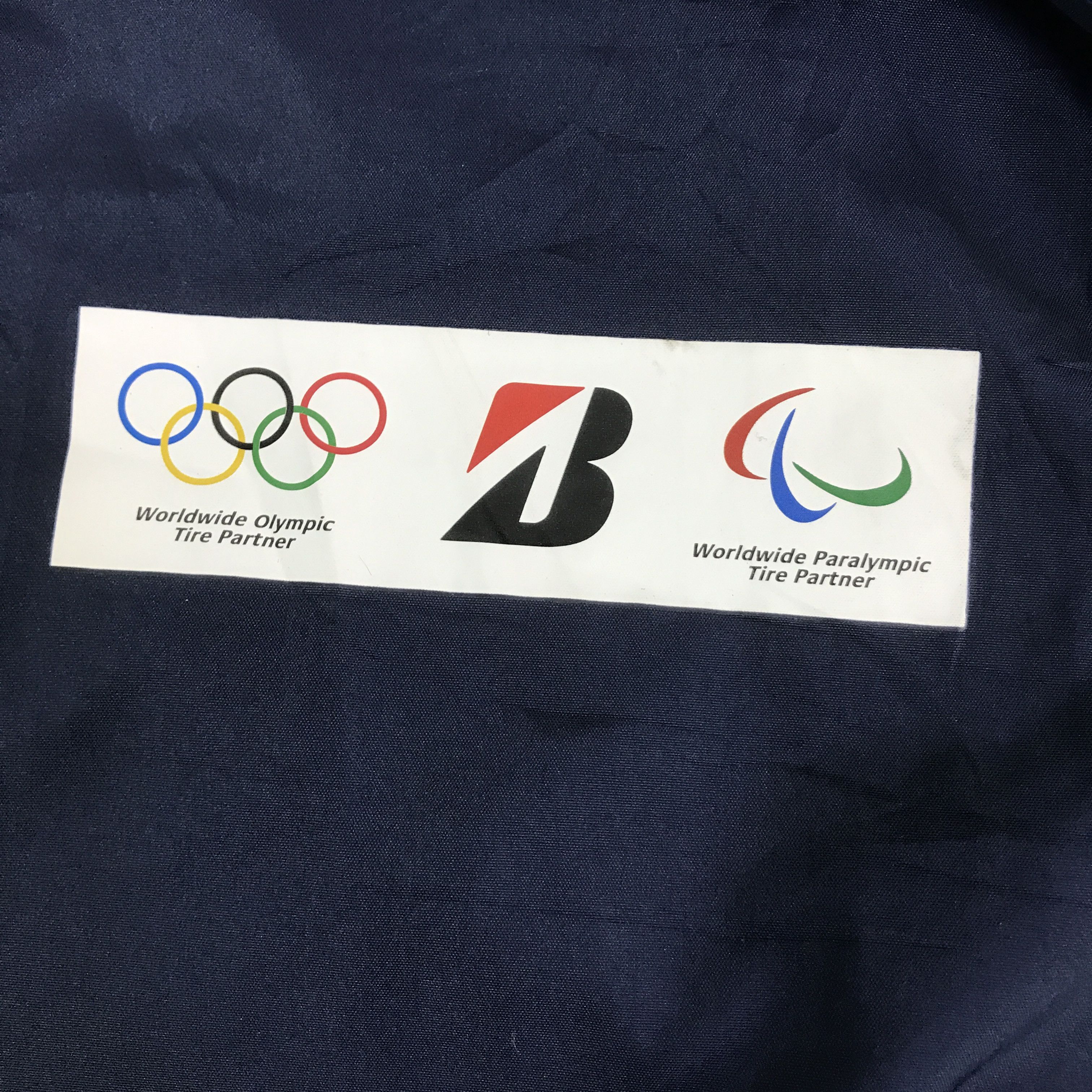 Japanese Brand PLAYZ OLYIMPICS X BRIDGESTONE RACING JACKET K121B11 Size US L / EU 52-54 / 3 - 9 Thumbnail