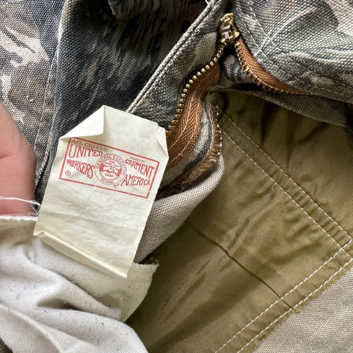 Carhartt × Mossy Oaks × Vintage RARE VINTAGE 1980s CARHARTT MOSSY OAKS TREE CAMO PANTS Size US 36 / EU 52 - 12 Thumbnail