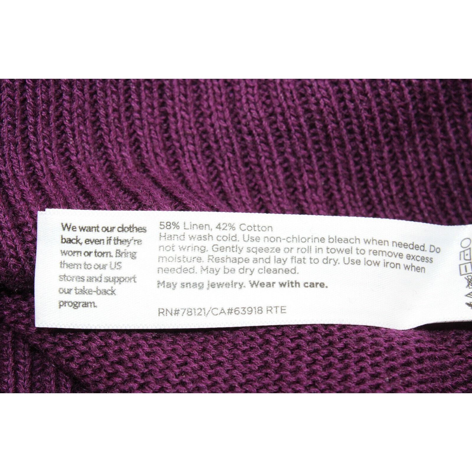 Eileen Fisher EILEEN FISHER Linen Boat Neck Knit Lightweight Sweater Sz 1X Size XL / US 12-14 / IT 48-50 - 5 Thumbnail