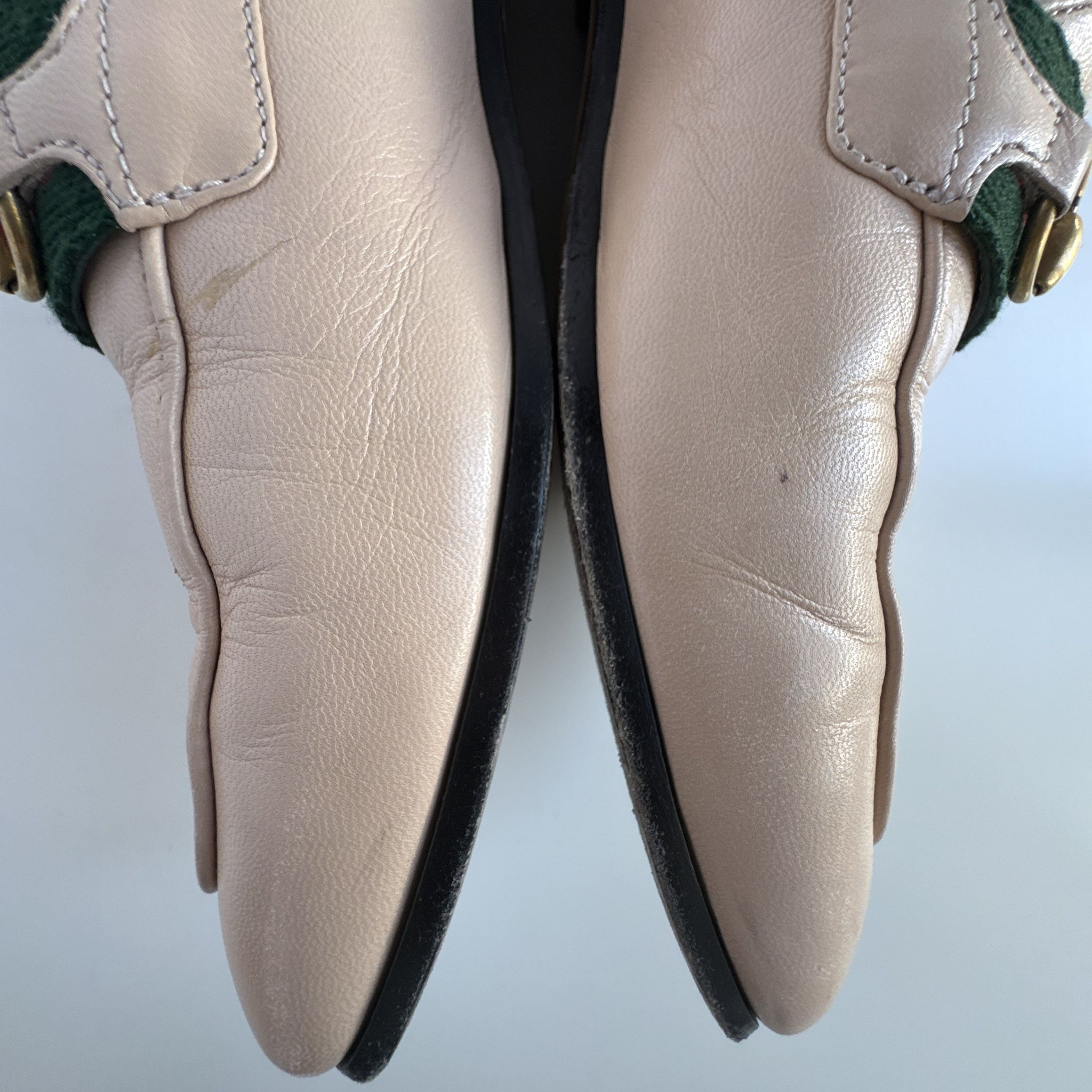 Gucci Gucci brixton horsebit & web convertible loafer in skin rose Size US 6.5 / IT 36.5 - 9 Thumbnail