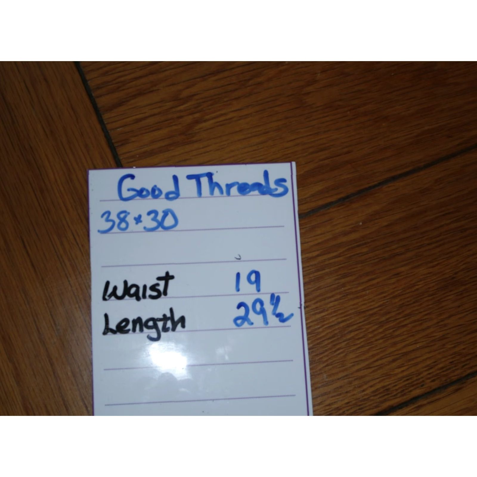 Vintage VINTAGE? No — Goodthreads Mens Pants Gray 38x30 Flat Front Regular Straight Knit Cotton Blend 4-Pocket Casual Men Size 38 Gray Men’s Pants Size US 38 / EU 54 - 5 Thumbnail