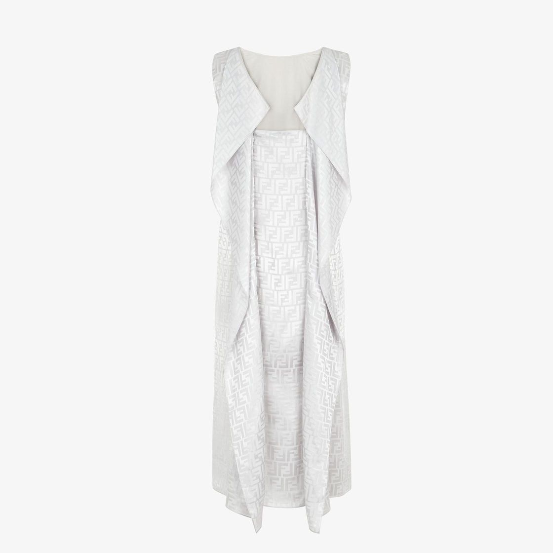 Fendi o1s1wg110825 Dress in White Size XL / US 12-14 / IT 48-50 - 2 Thumbnail