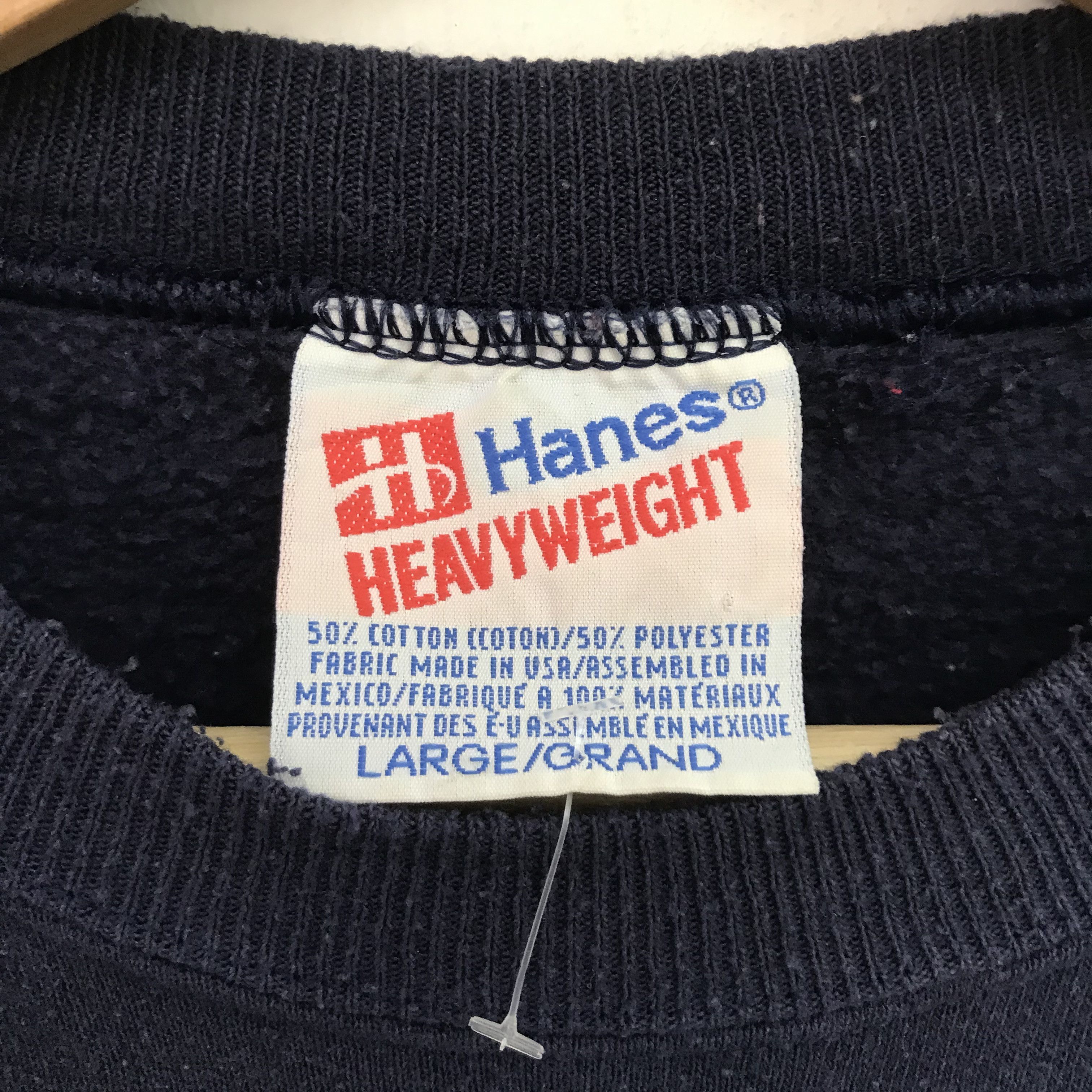 Vintage vintage hanes sweatshirt - 639 Size US L / EU 52-54 / 3 - 8 Thumbnail