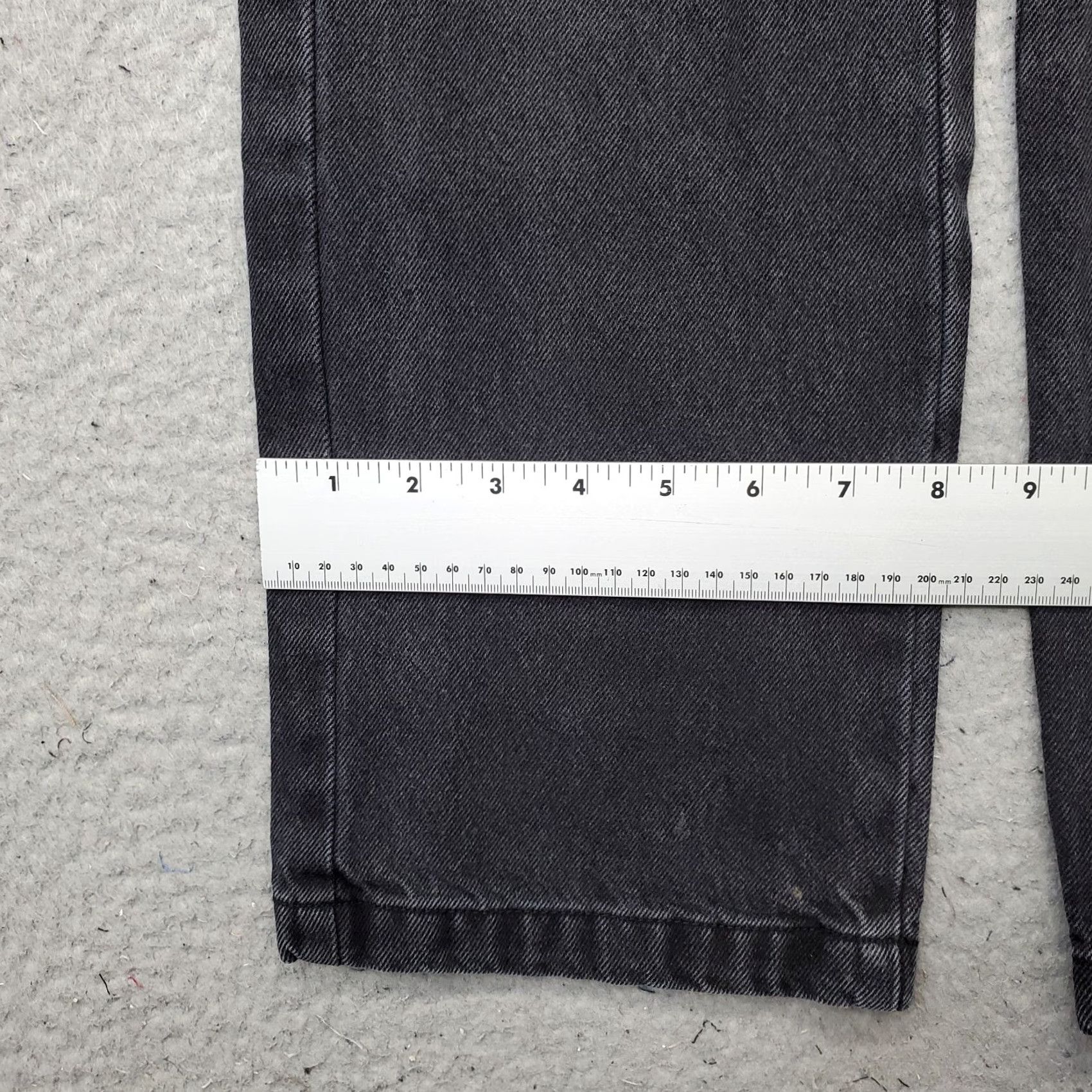 Vintage Kancan Womens 5/26 Black Denim Cargo Jeans Zip Pocket Button Fly Streetwear Boho Jeans 5 Womens Size 5 Size 27" / US 4 / IT 40 - 5 Thumbnail