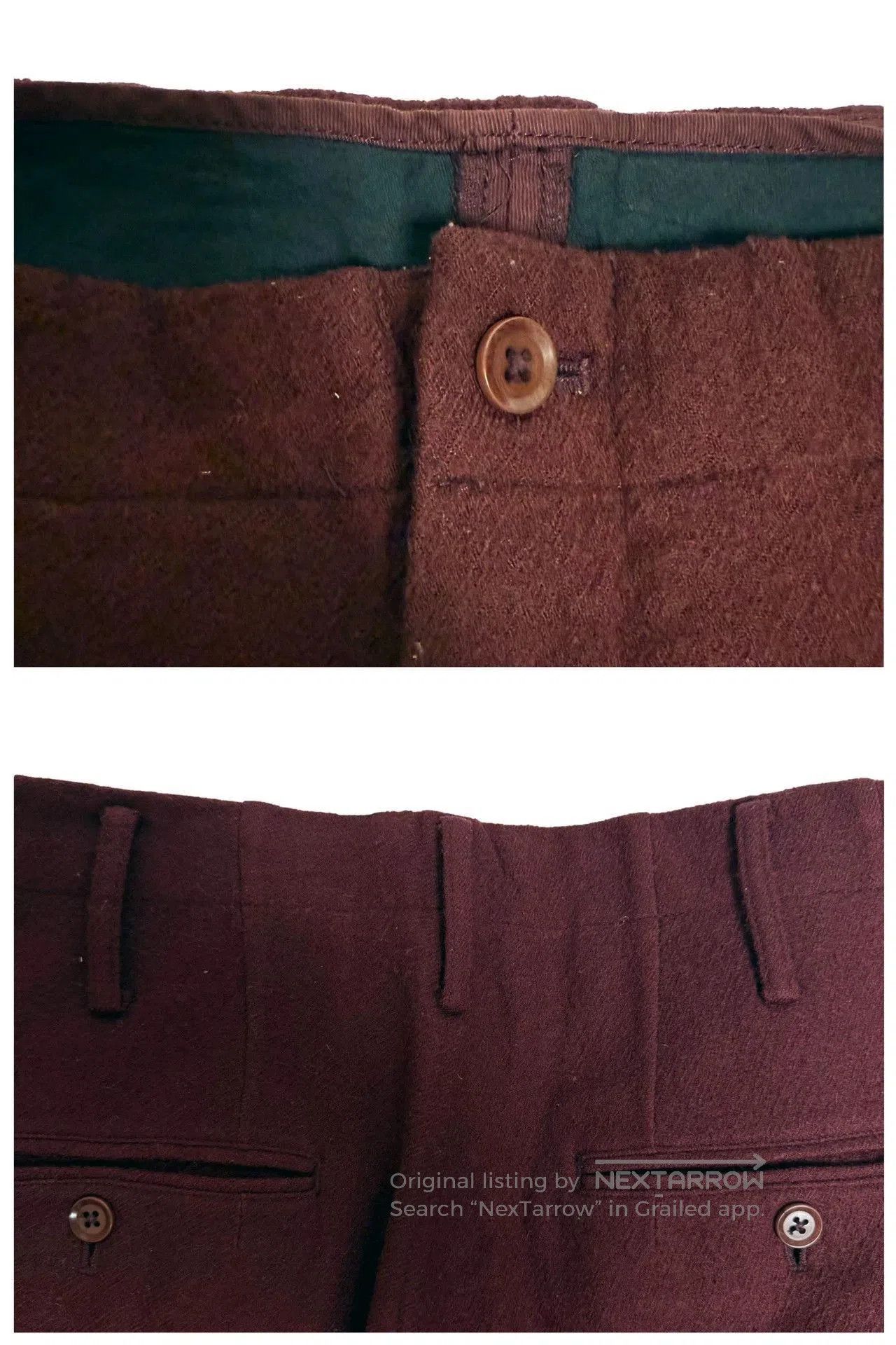 Yohji Yamamoto Red Casual Pants Size 32. Size US 32 / EU 48 - 3 Thumbnail