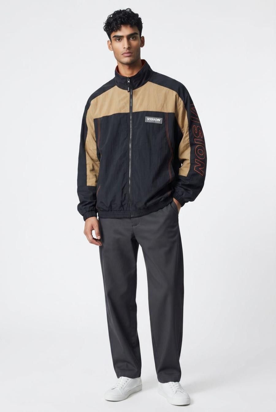 Vision Streetwear Vision Street Wear Color Block Nylon Track Jacket Size US M / EU 48-50 / 2 - 1 Thumbnail