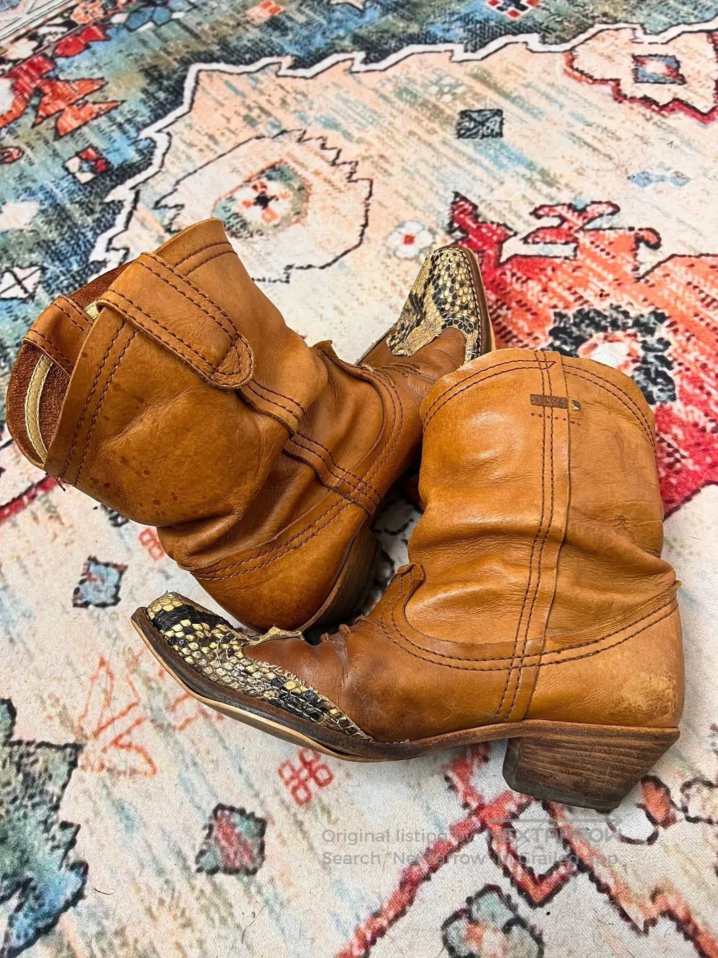 Junya Watanabe rare junya watanabe western boots in large size. Size US 11 / EU 44 - 5 Thumbnail