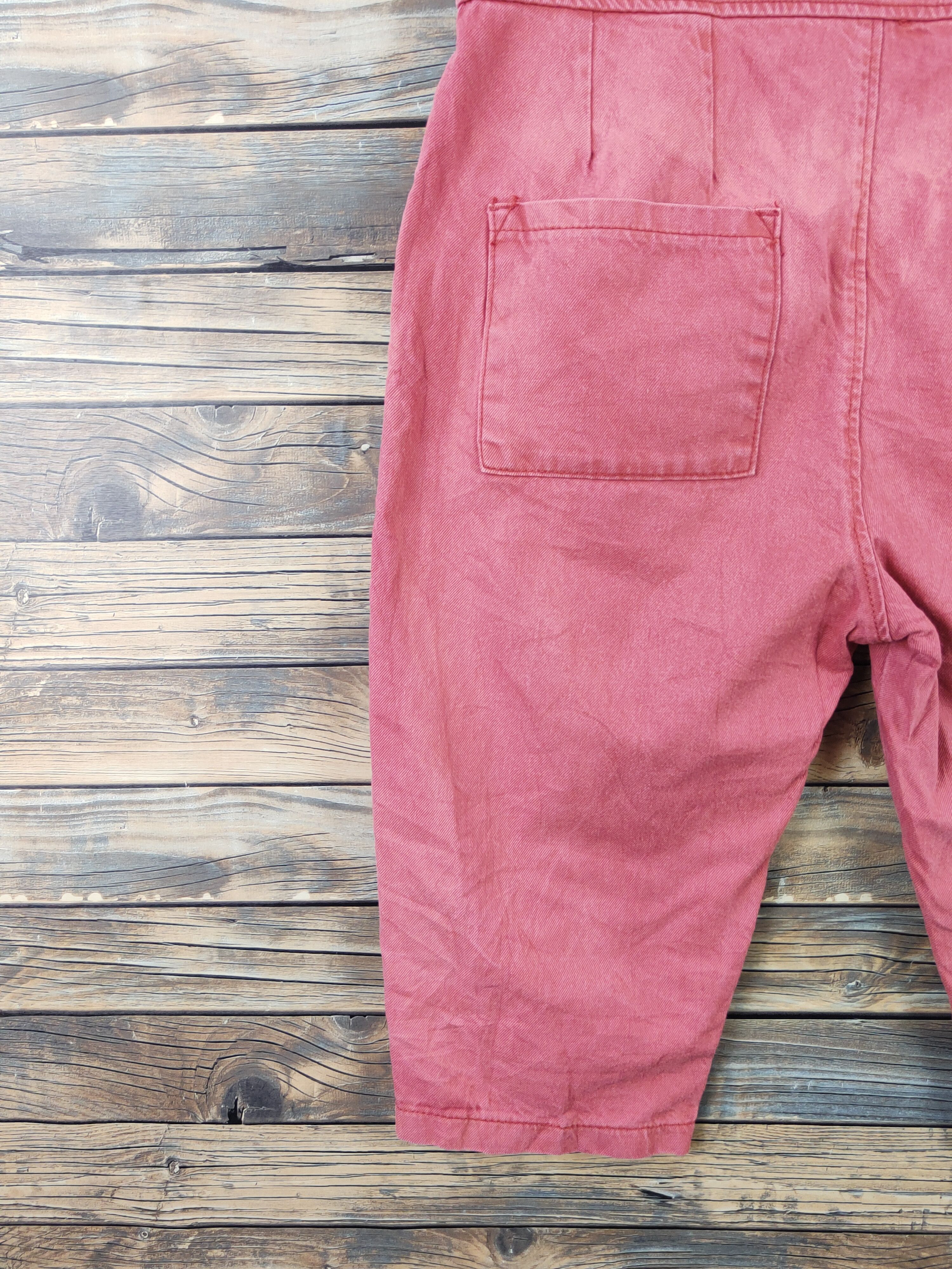 Japanese Brand × Vintage Avant Garde Fashion by Japanese Brand Peach Jumpsuits Size 35" - 11 Thumbnail