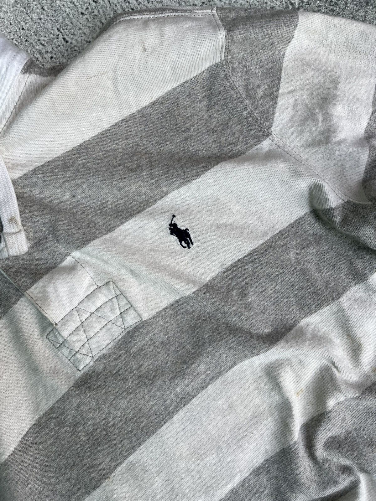 Polo Ralph Lauren VINTAGE 1990’s POLO RALPH LAUREN RUGBY HOODIE Size US XXL / EU 58 / 5 - 3 Thumbnail