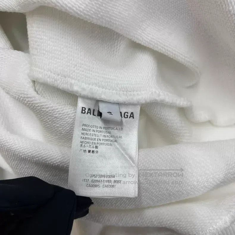 Balenciaga Balenciaga Hooded sweatshirt size S white Size US S / EU 44-46 / 1 - 4 Thumbnail