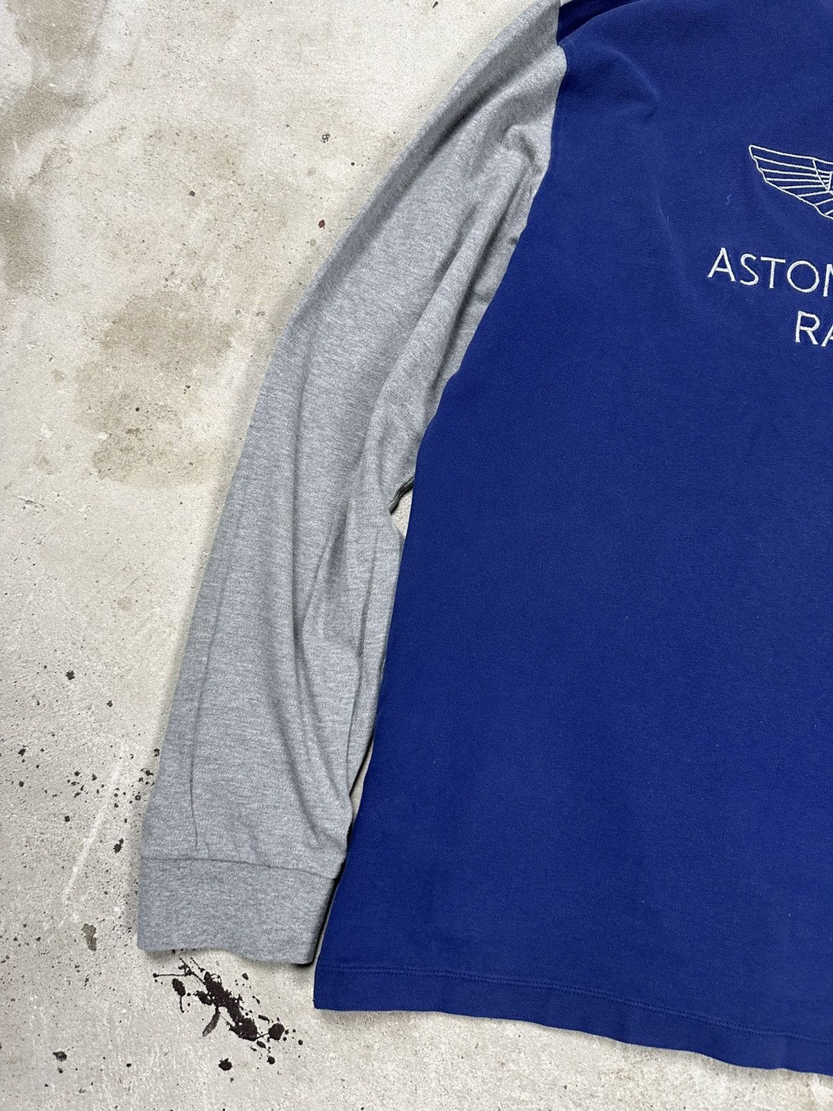 Hackett Vintage Hackett x Aston Martin Racing Long Sleeve Polo Rugby Size US XL / EU 56 / 4 - 10 Thumbnail