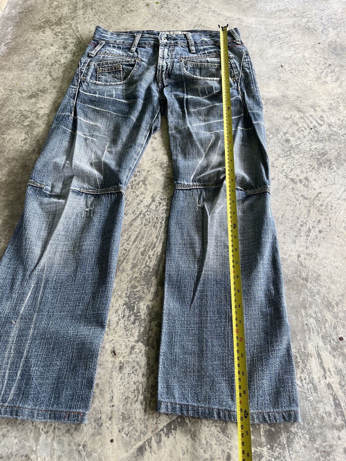 If Six Was Nine × Japanese Brand × Vintage Crazy Pocket Design Denim Size US 30 / EU 46 - 13 Thumbnail
