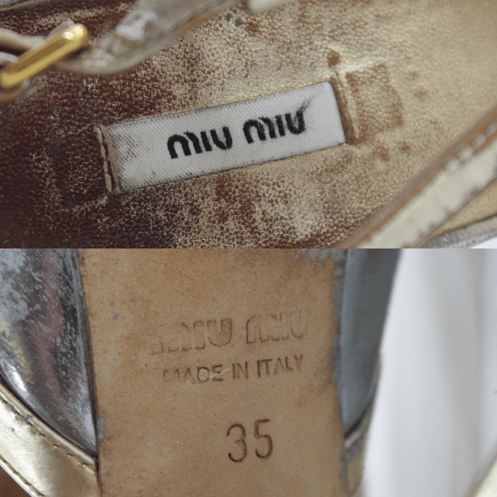 Miu Miu 00S Painter Heels Vintage Size US 5 / IT 35 - 10 Thumbnail