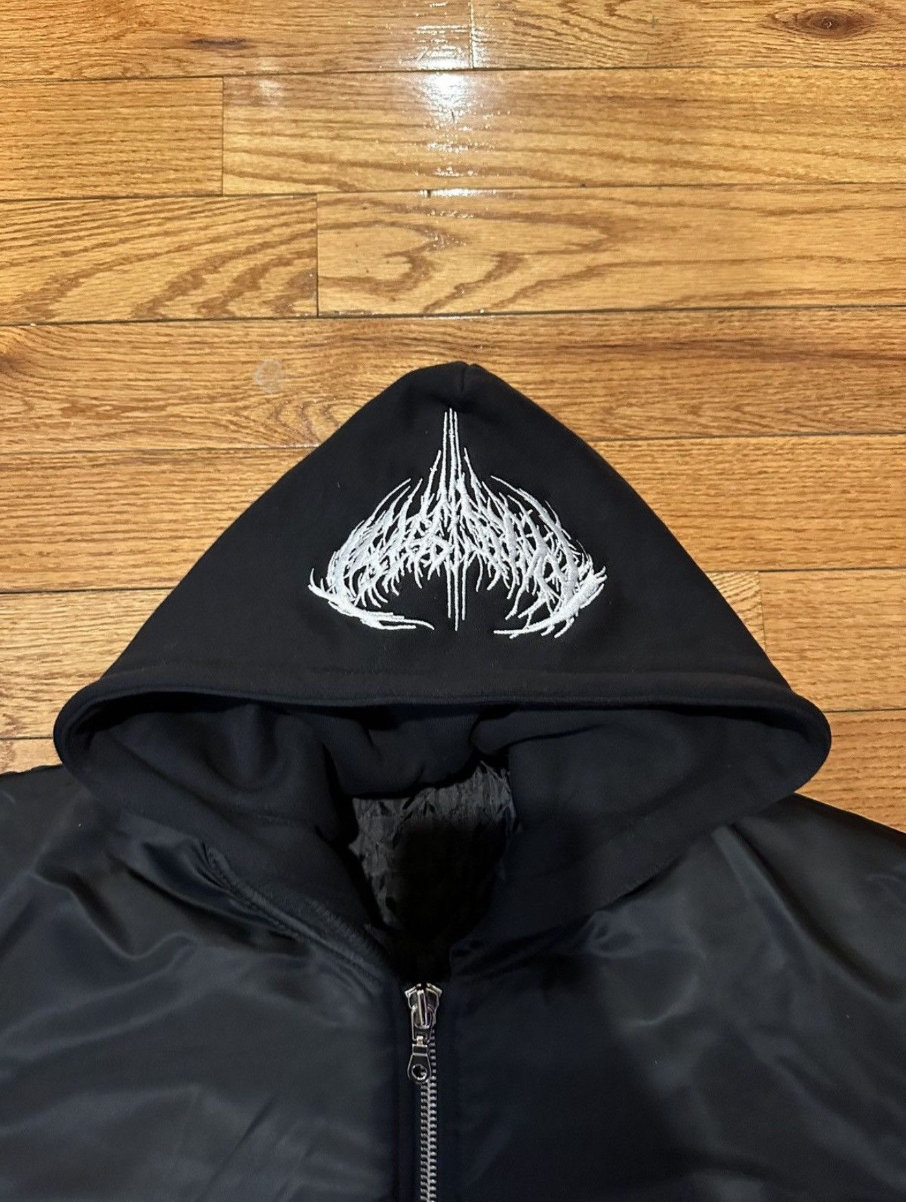 Destroy Lonely × Ken Carson × Playboi Carti NARCISSIST CROPPED BOMBER JACKET Size US M / EU 48-50 / 2 - 3 Thumbnail