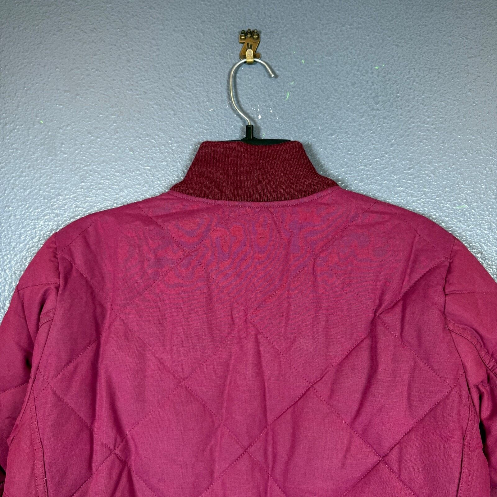 Eddie Bauer Eddie Bauer S burgundy Skyliner model quilted down jacket Size S / US 4 / IT 40 - 9 Thumbnail