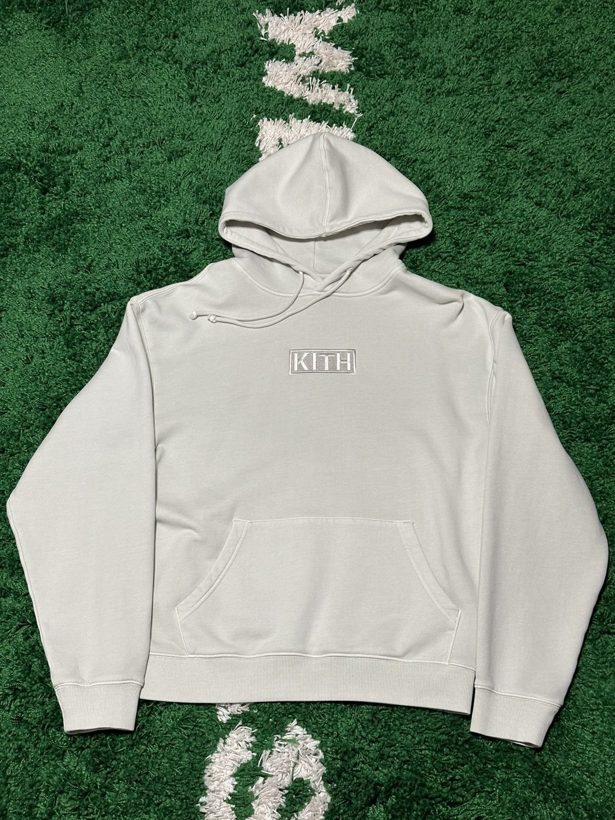 Kith Kith Box Logo Hoodie Cyber Monday Concrete | Grailed 