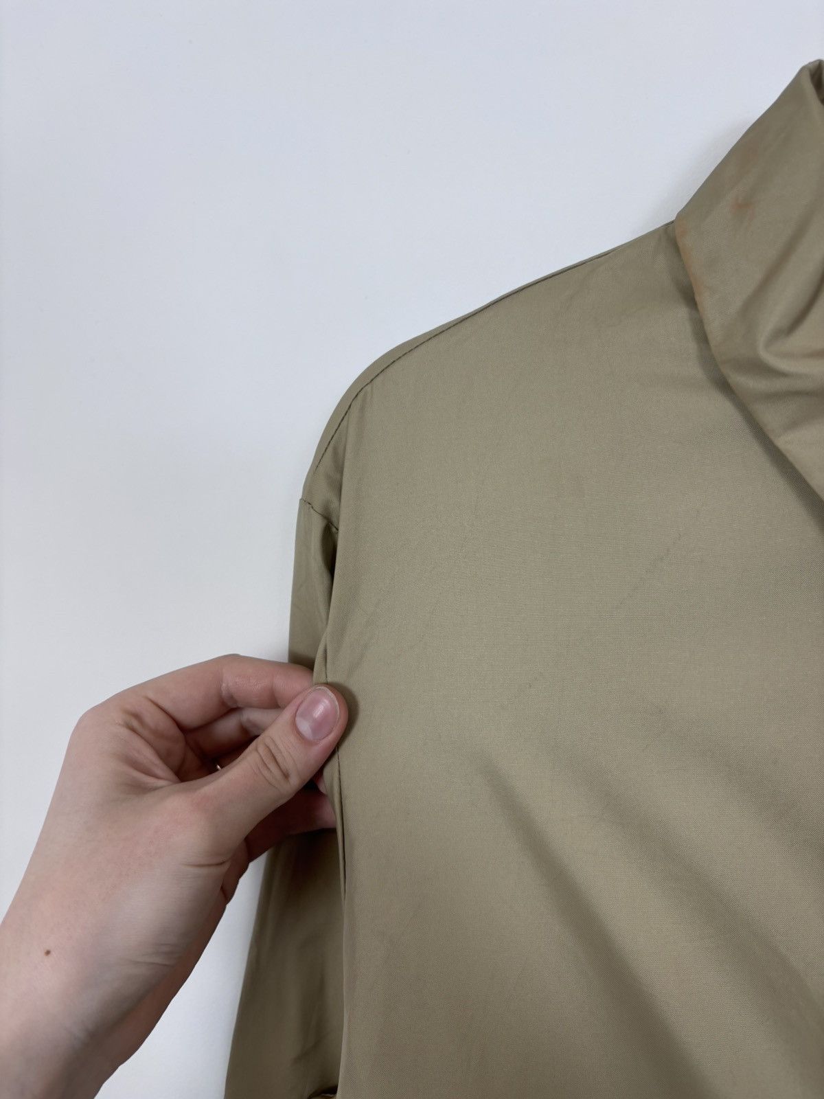 Armani Armani Jeans Women’s Beige Brown Long Trench Coat Size XL / US 12-14 / IT 48-50 - 8 Thumbnail