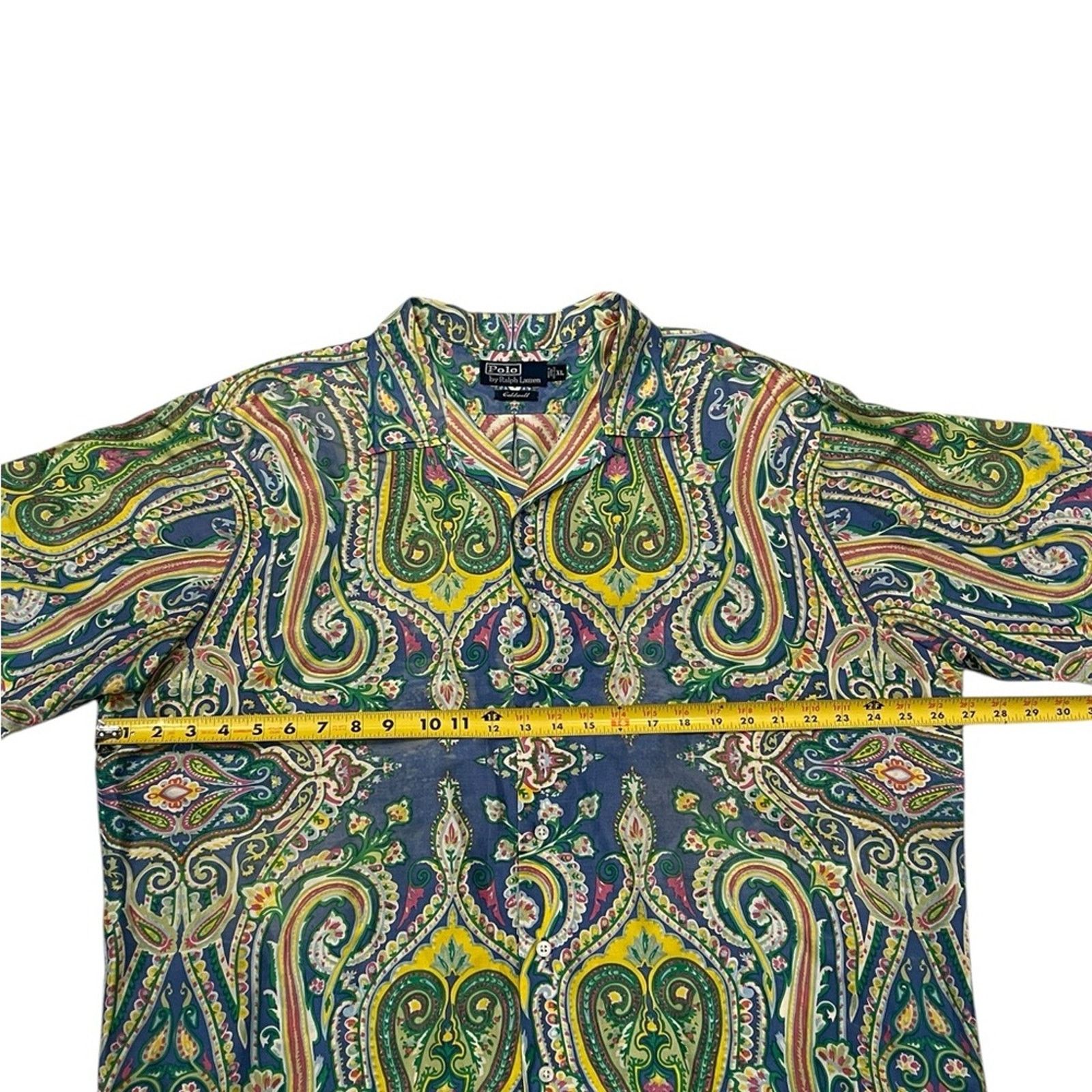 Ralph Lauren Polo Ralph Lauren Luxurious Paisley Pattern Caldwell Silk XL Size US XL / EU 56 / 4 - 6 Thumbnail