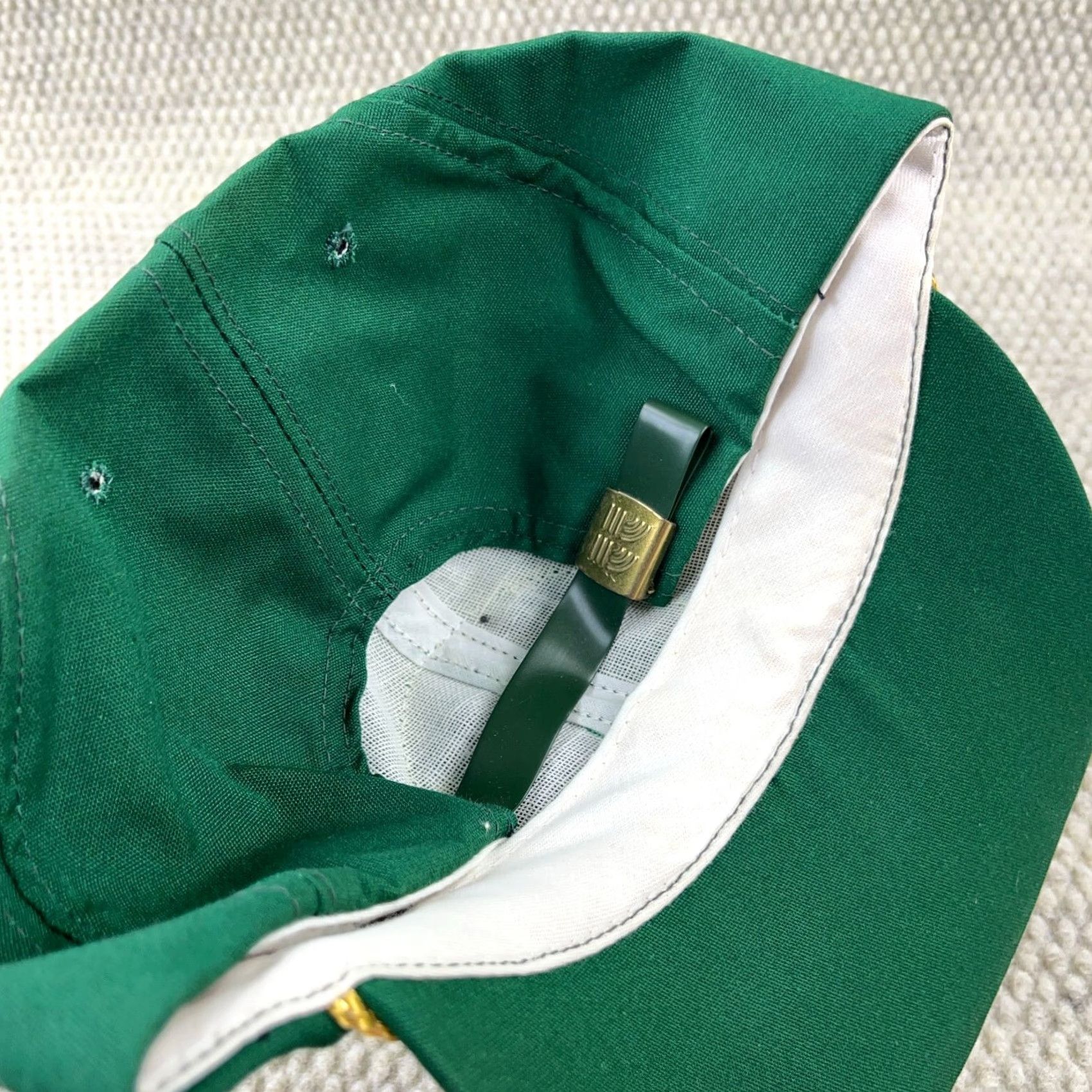 Vintage VINTAGE Tug Valley Coal Hat Cap Trucker Rope Patch Made In USA Mining Green Twill Adjustable Back Strap Back Hat Mens Cap Size ONE SIZE - 6 Thumbnail