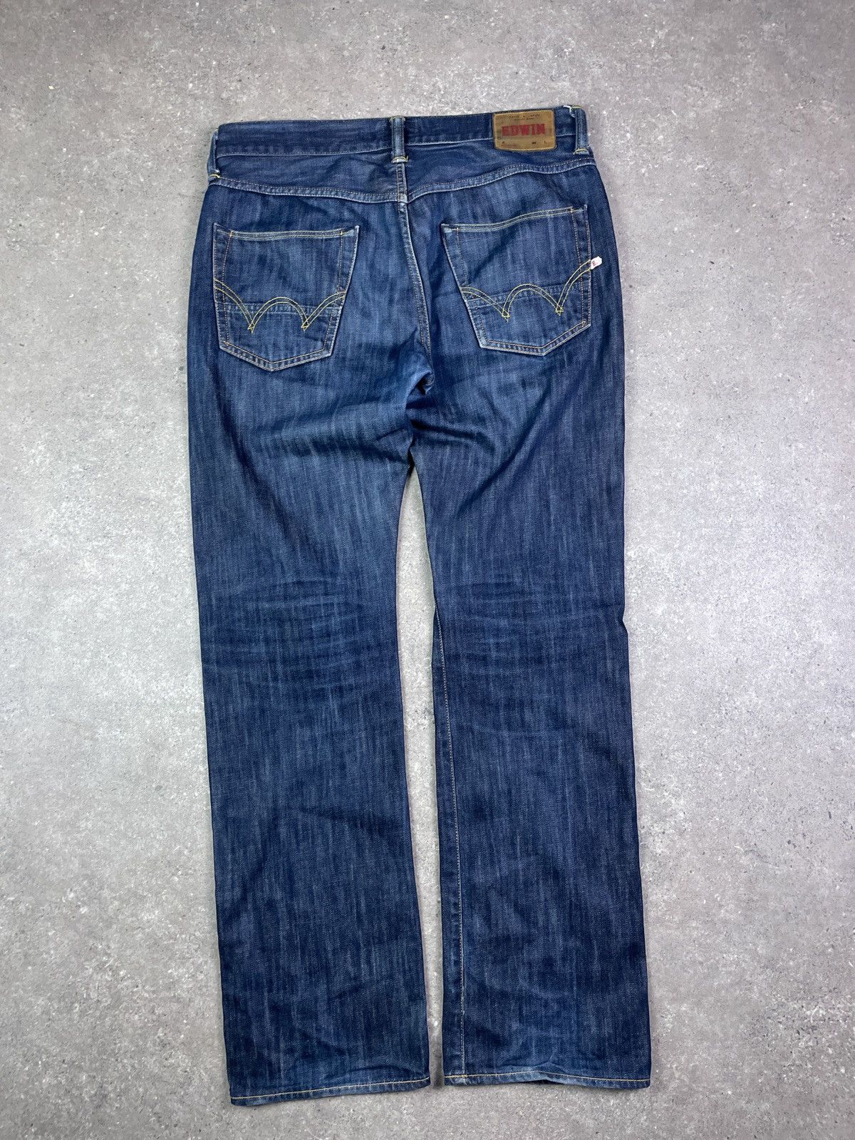 Edwin × Japanese Brand × Vintage Edwin ed 47 regular japanese denim jeans pants Size US 34 / EU 50 - 2 Thumbnail