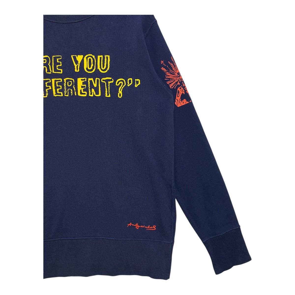 Andy Warhol Andy Warhol X Uniqlo Sweatshirt Jumper Blue Crewneck Size M Size US M / EU 48-50 / 2 - 4 Thumbnail